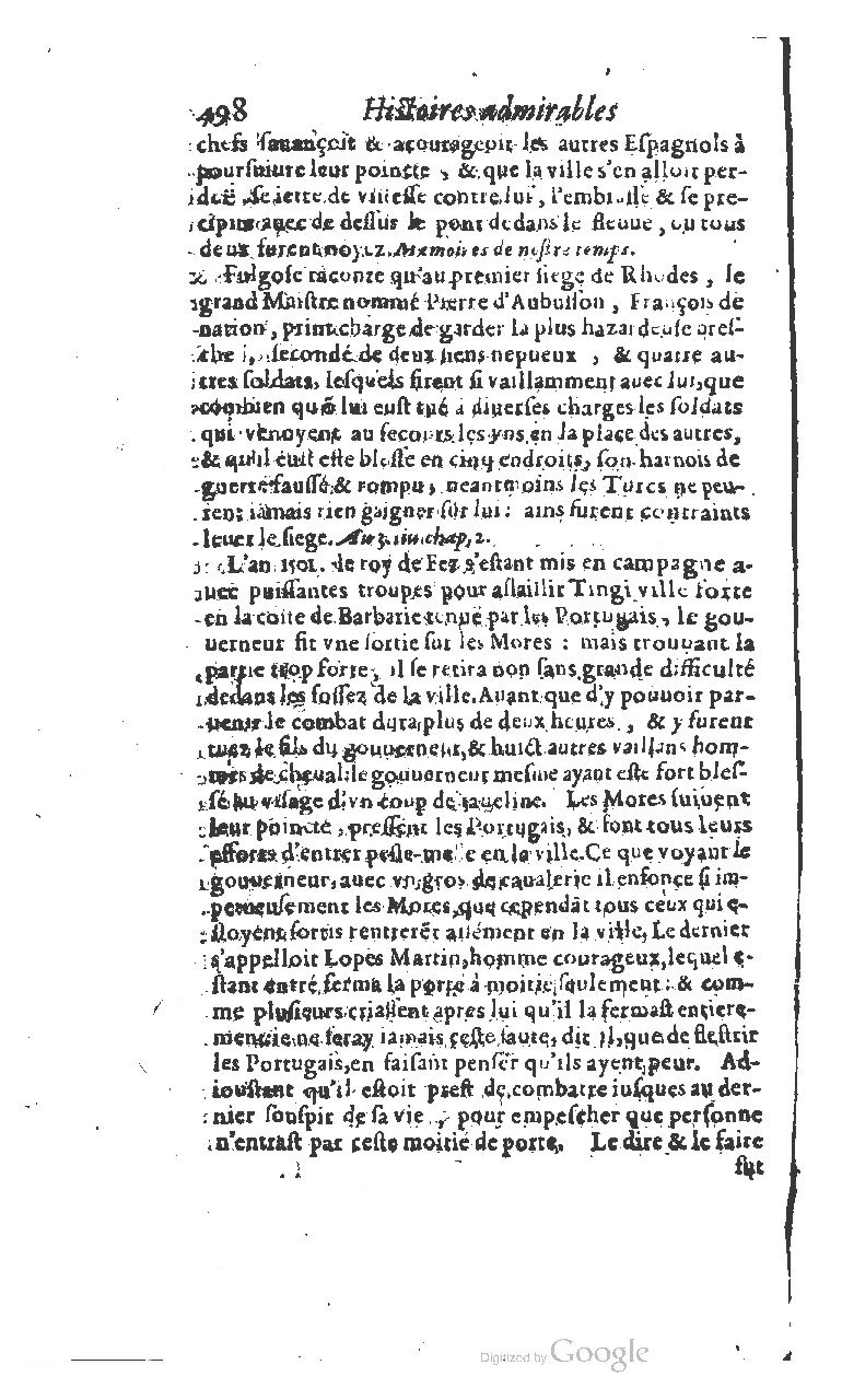 1610 - Paul Marceau - Trésor d’histoires admirables et mémorables - BSB Munich 1610 - Paul Marceau - Trésor d’histoires admirables et mémorables - BSB Munich