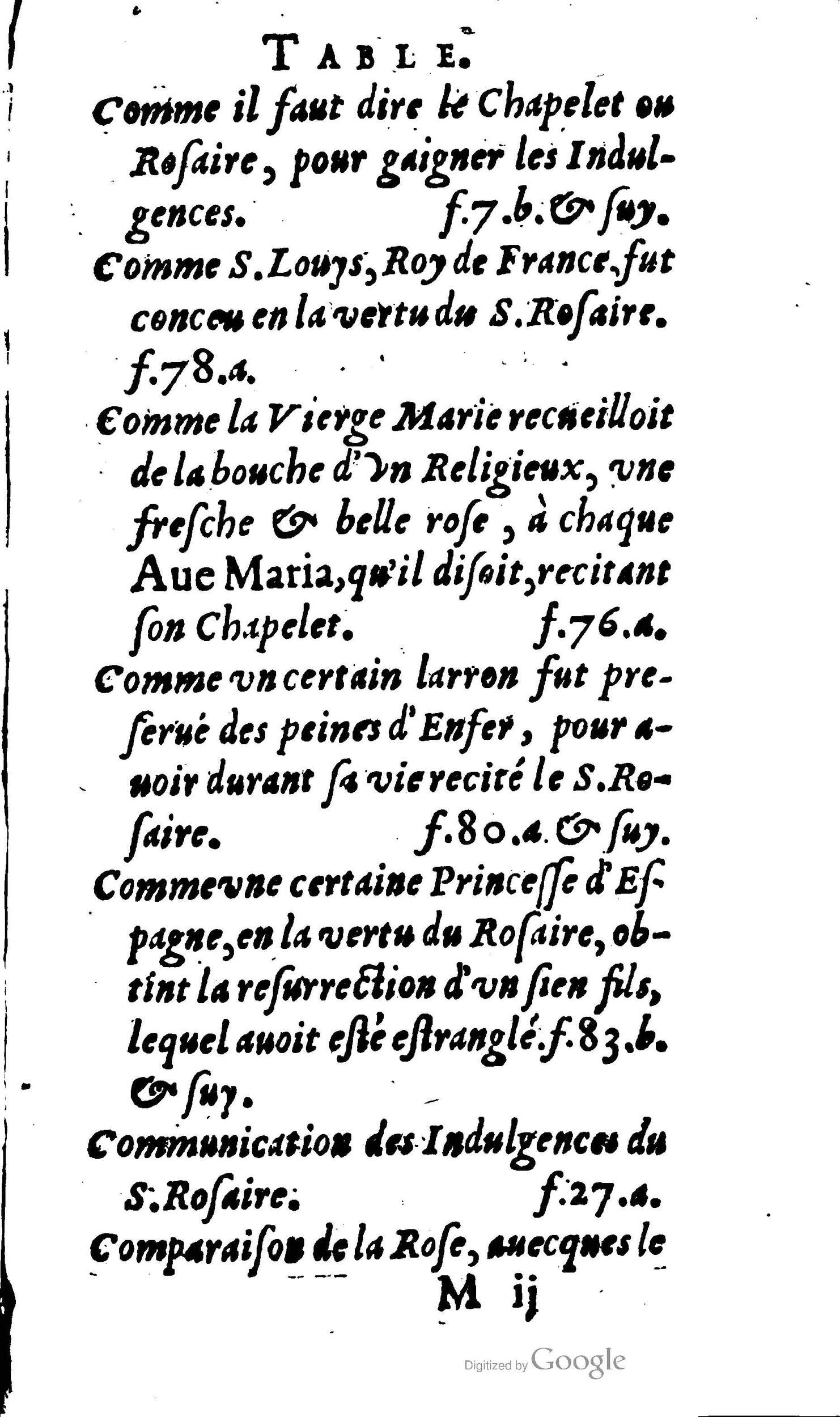 1604 - Jean Le Bouc - Trésor des indulgences du Saint Rosaire - BM Lyon 1604 - Jean Le Bouc - Trésor des indulgences du Saint Rosaire - BM Lyon