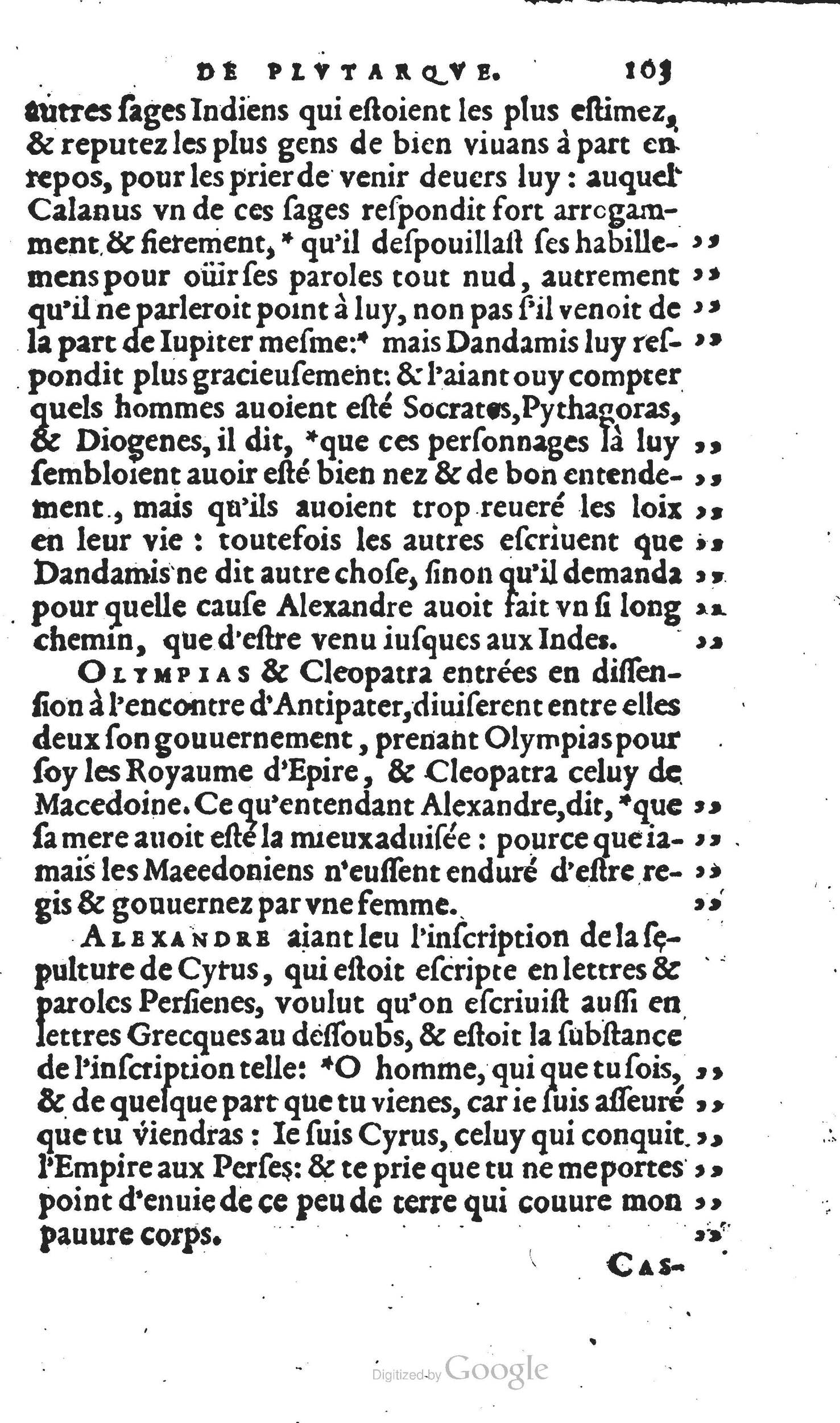 1567 - Willem Silvius - Trésor des vies de Plutarque - Anvers Musée Plantin-Moretus