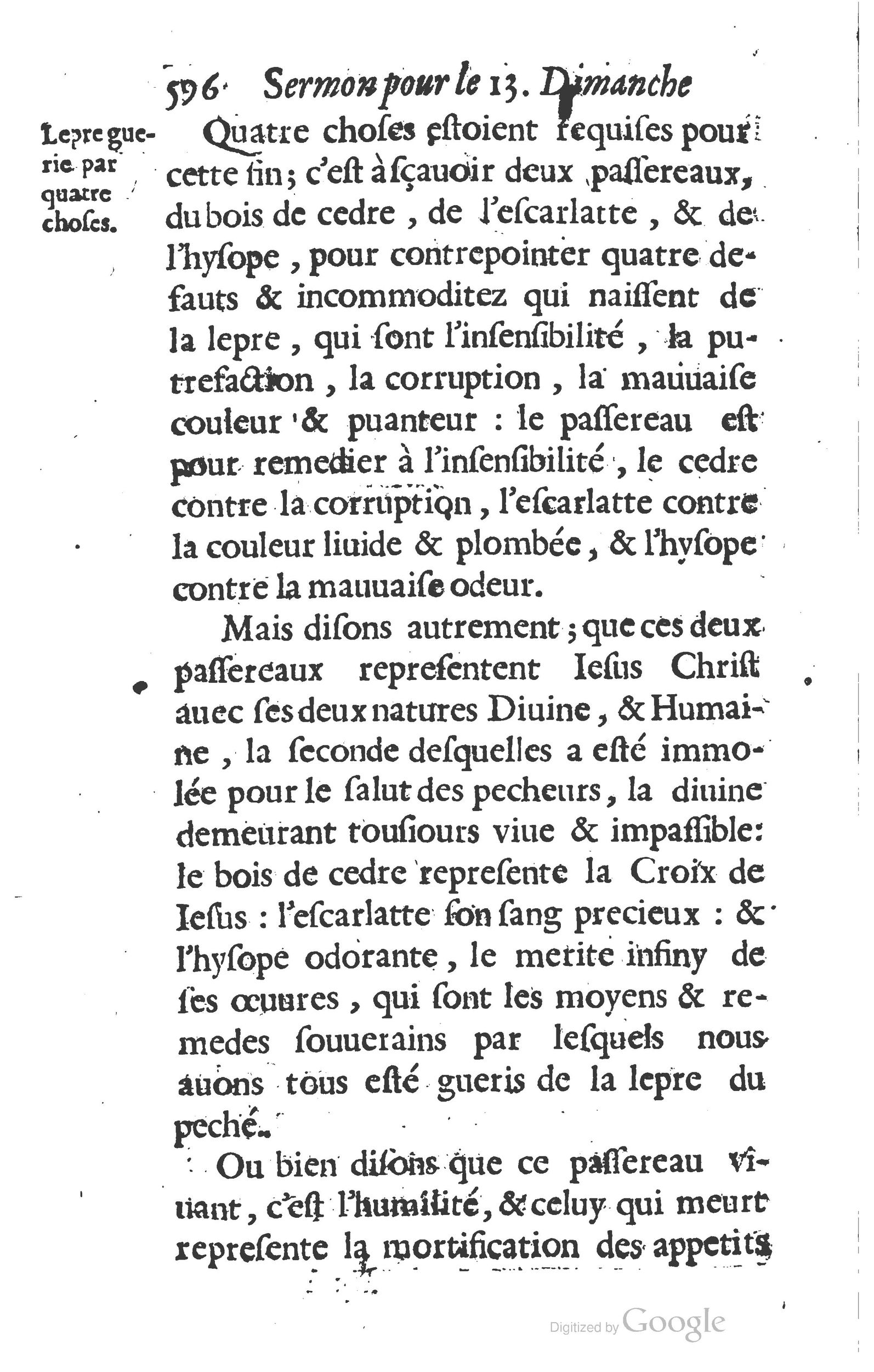 1629 - Manassés de Préaulx - Sermons ou Trésors de la piété chrétienne - BM Lyon