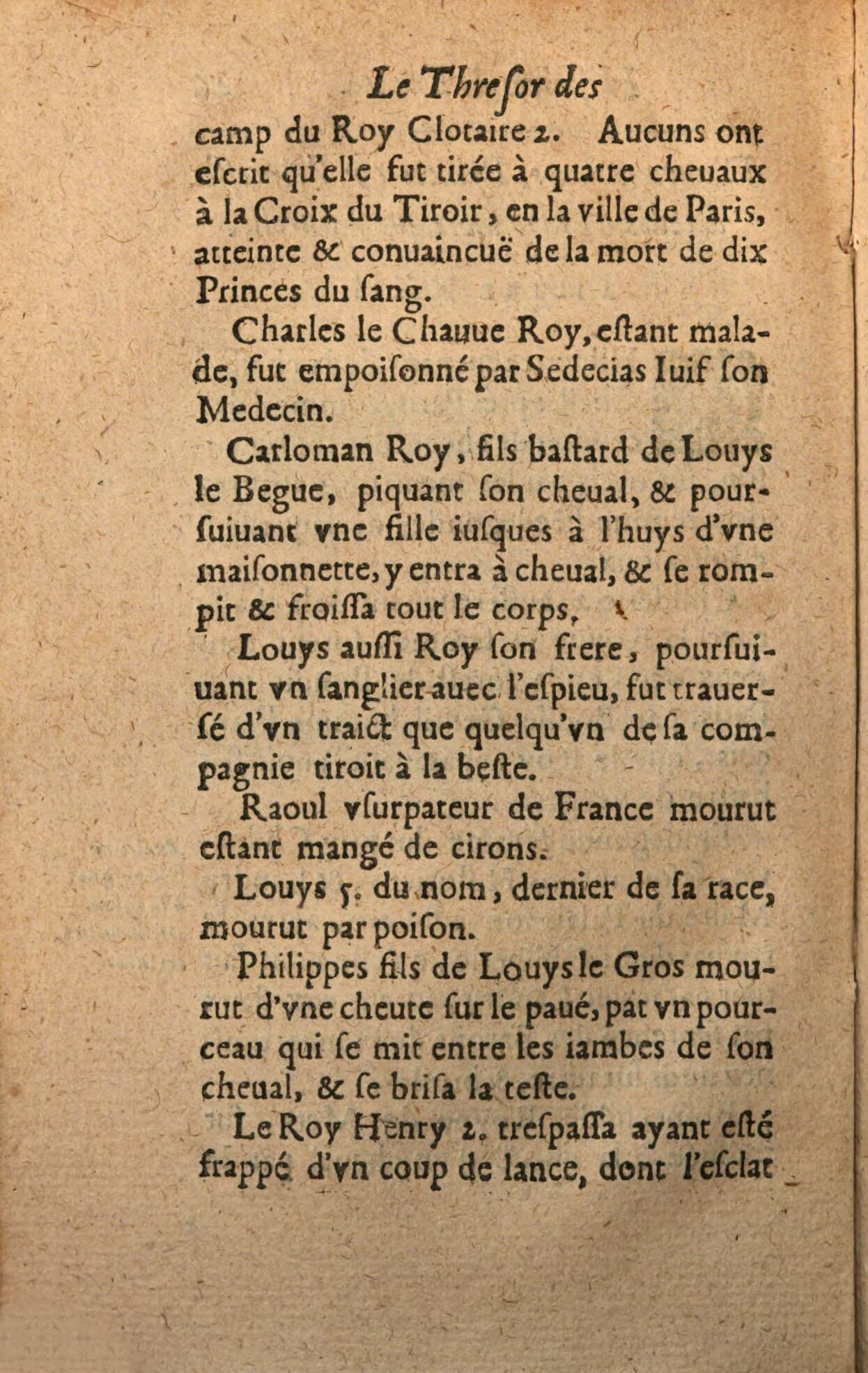 1639 - Jean Corrozet - Trésor des histoires de France - BSB Munich 1639 - Jean Corrozet - Trésor des histoires de France - BSB Munich