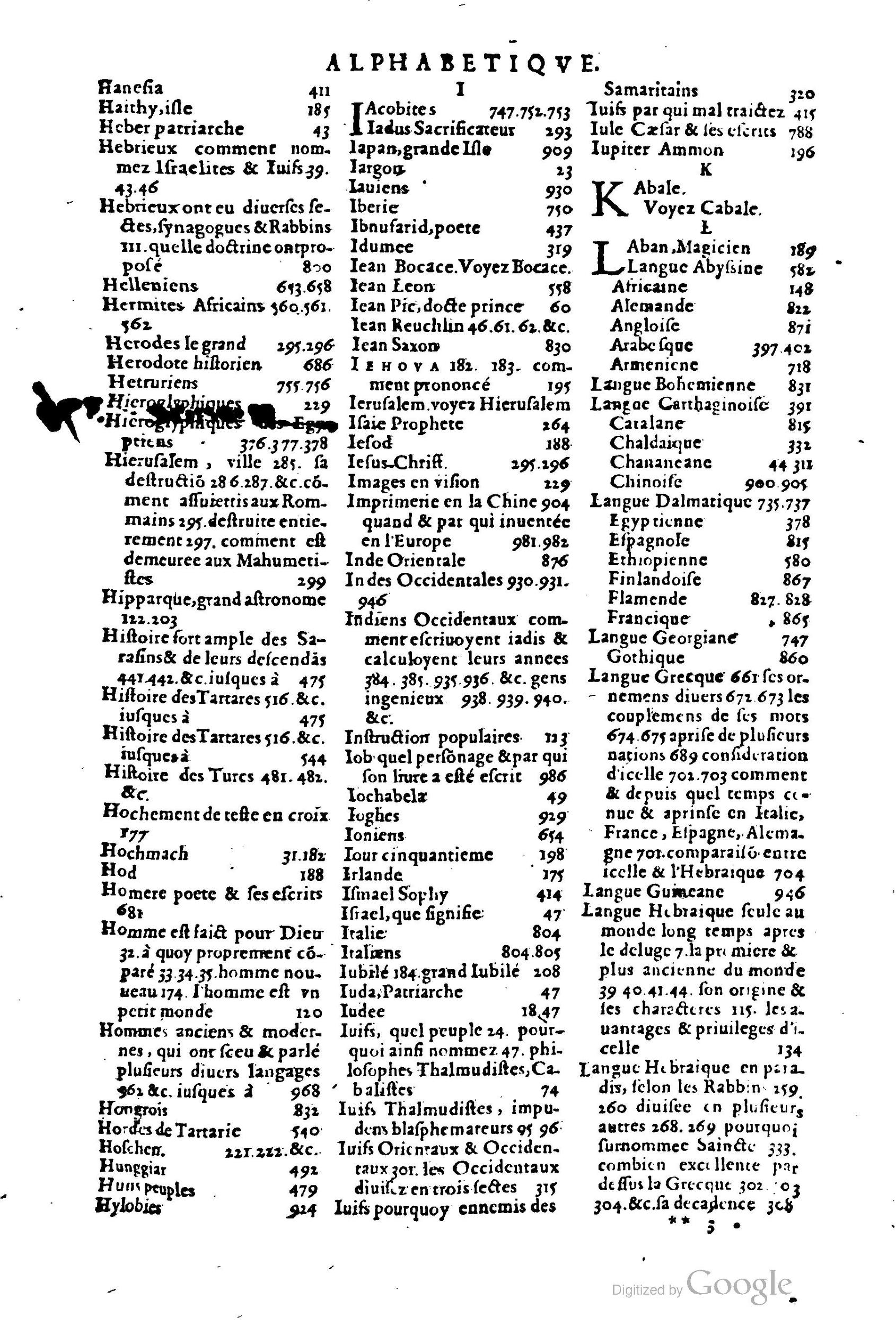 1619 - SHC - Trésor de l’histoire des langues de cet univers - BCU Lausanne