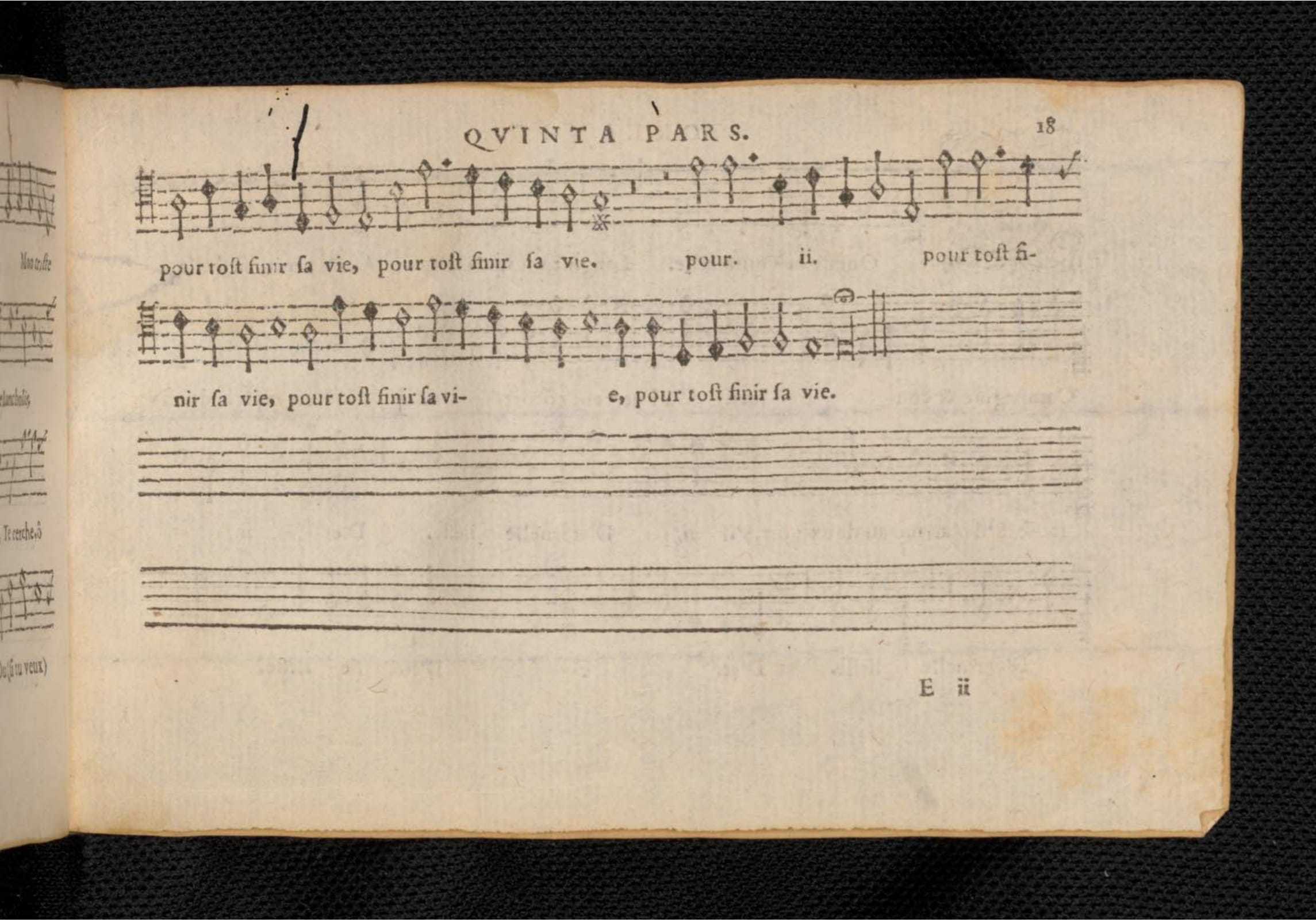 1576 - [Pierre de Saint-André] - Trésor de musique d’Orlande de Lassus Quinta et Sexta pars - KBR Bruxelles