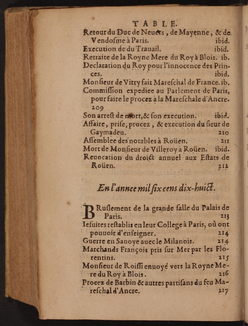 1626 - Joseph Bouillerot - Trésor de l’histoire générale de notre temps - BnF Arsenal