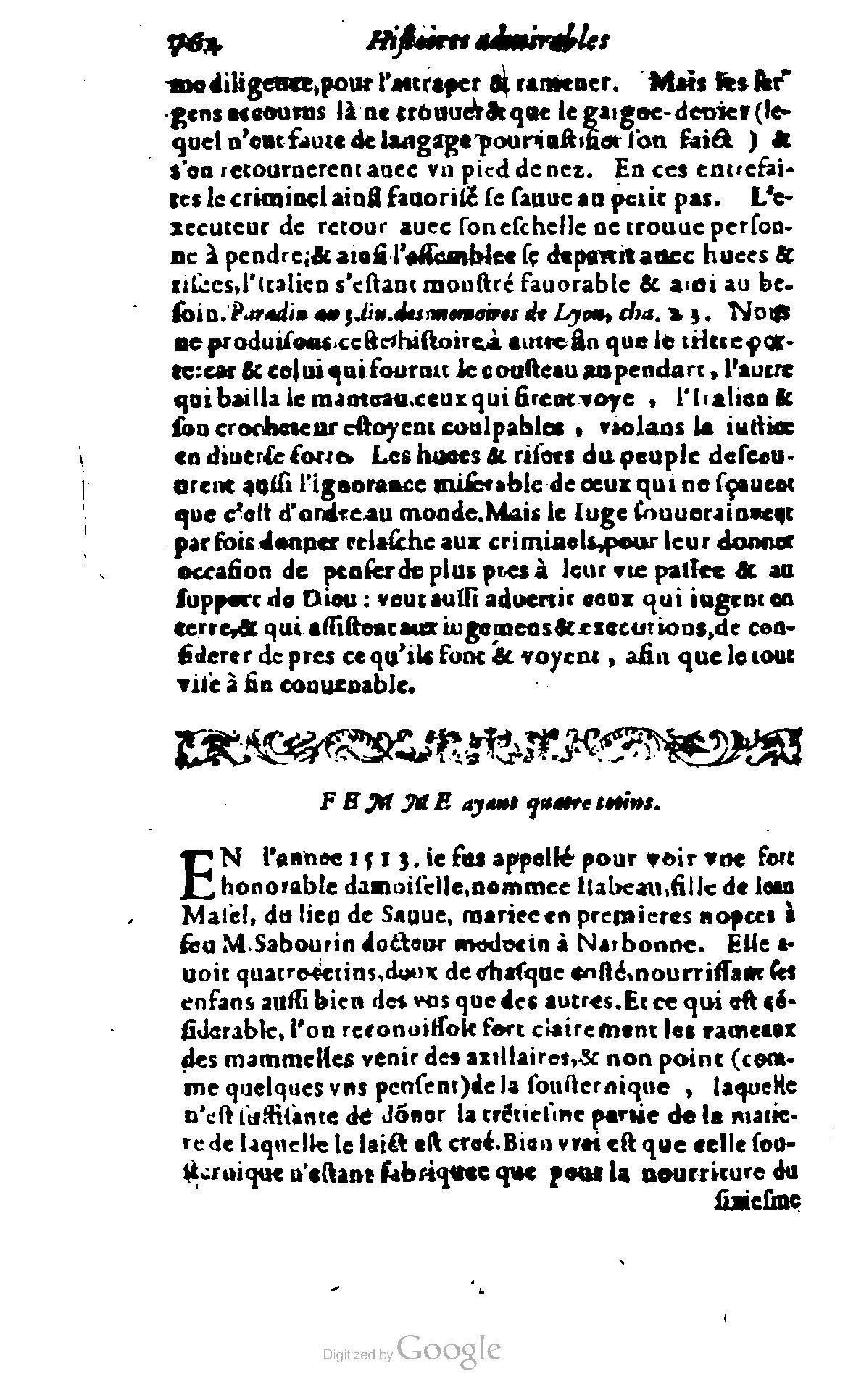 1620 - Samuel Crespin - Trésor d’histoires admirables et mémorables - BCU Lausanne 1620 - Samuel Crespin - Trésor d’histoires admirables et mémorables - BCU Lausanne
