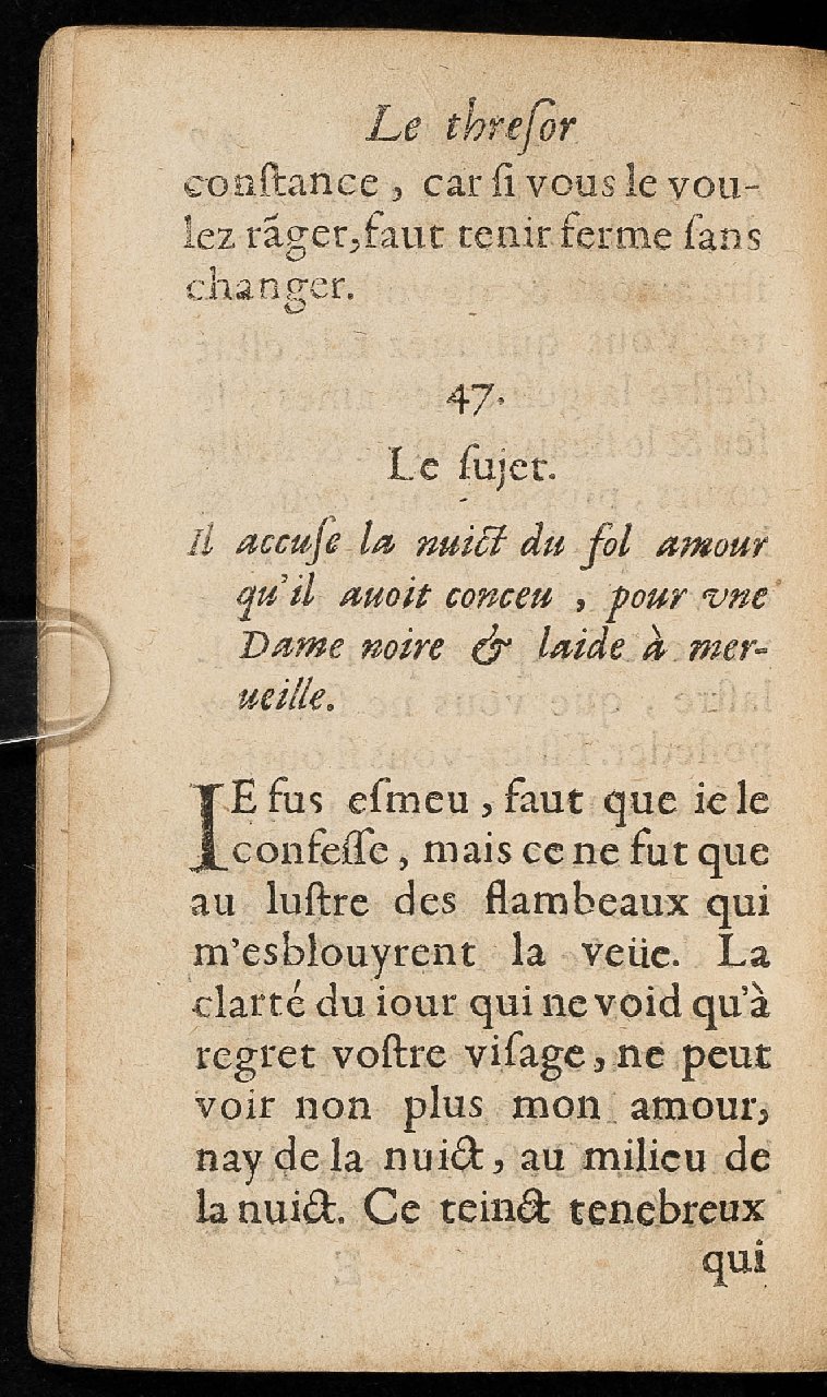 1597 - Thibaud Ancelin - Trésor d’amour - Stuttgart