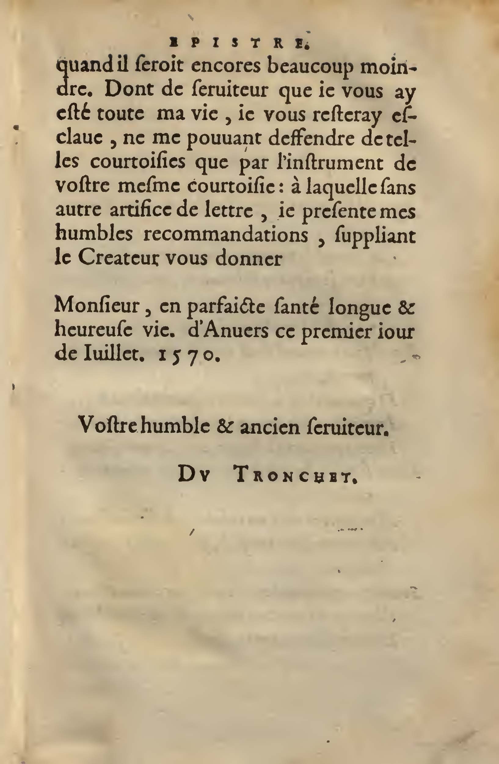 1572 - Lucas Breyer - Finances et Trésor de la plume française - BNC Rome