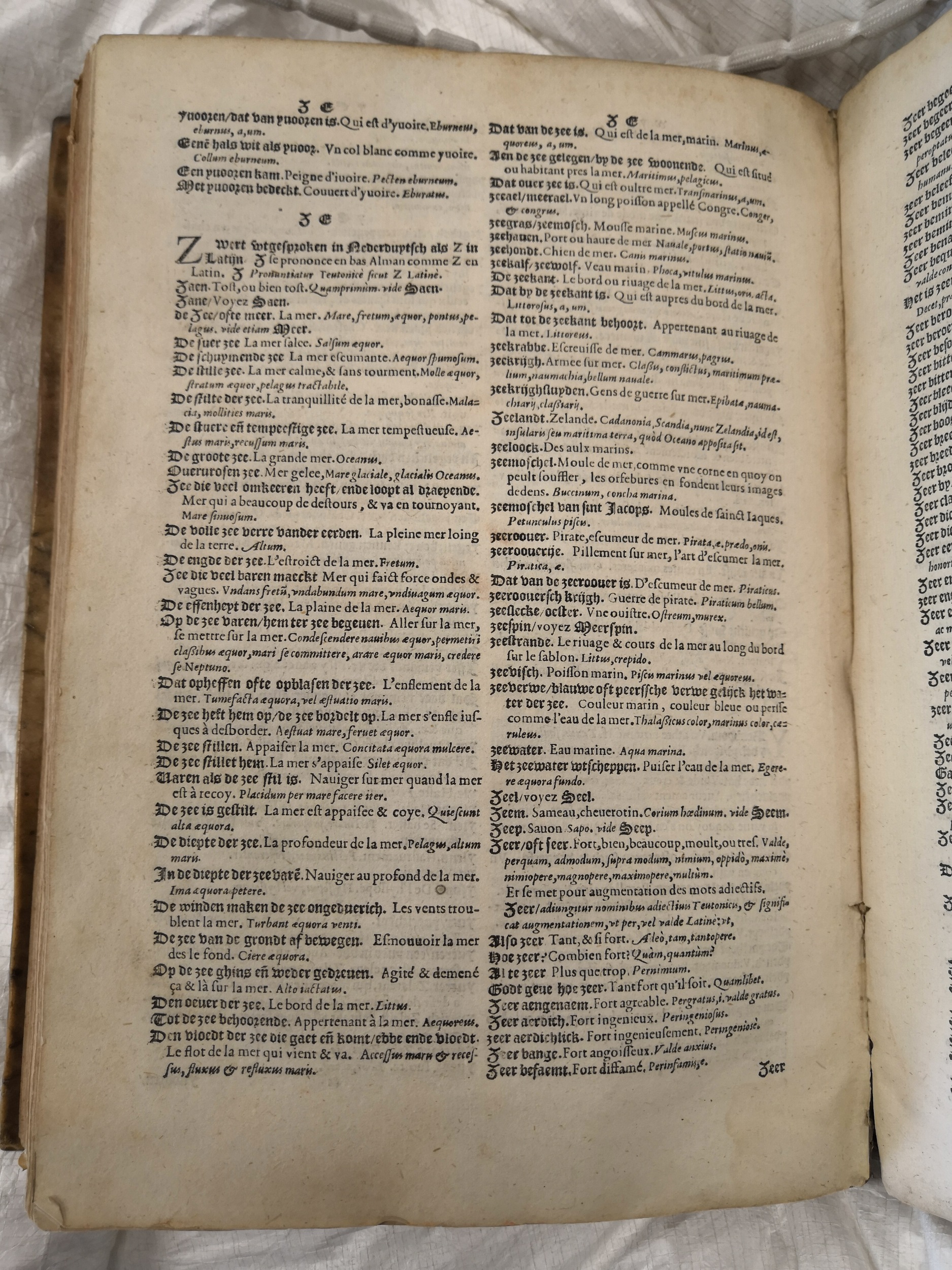 1573 - Christophe Plantin - Trésor du langage bas-allemand - Anvers Université