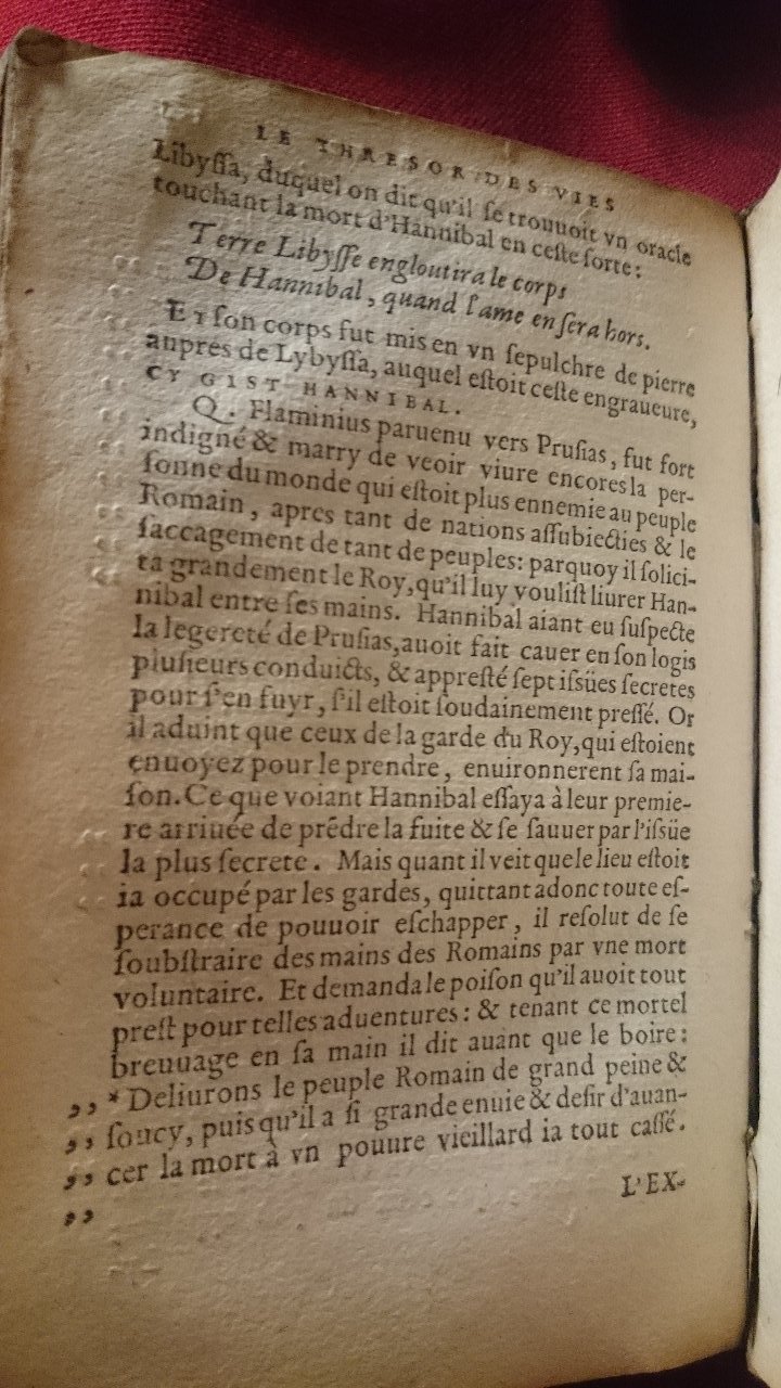 1568 - Willem Silvius - Trésor des vies de Plutarque - BnF