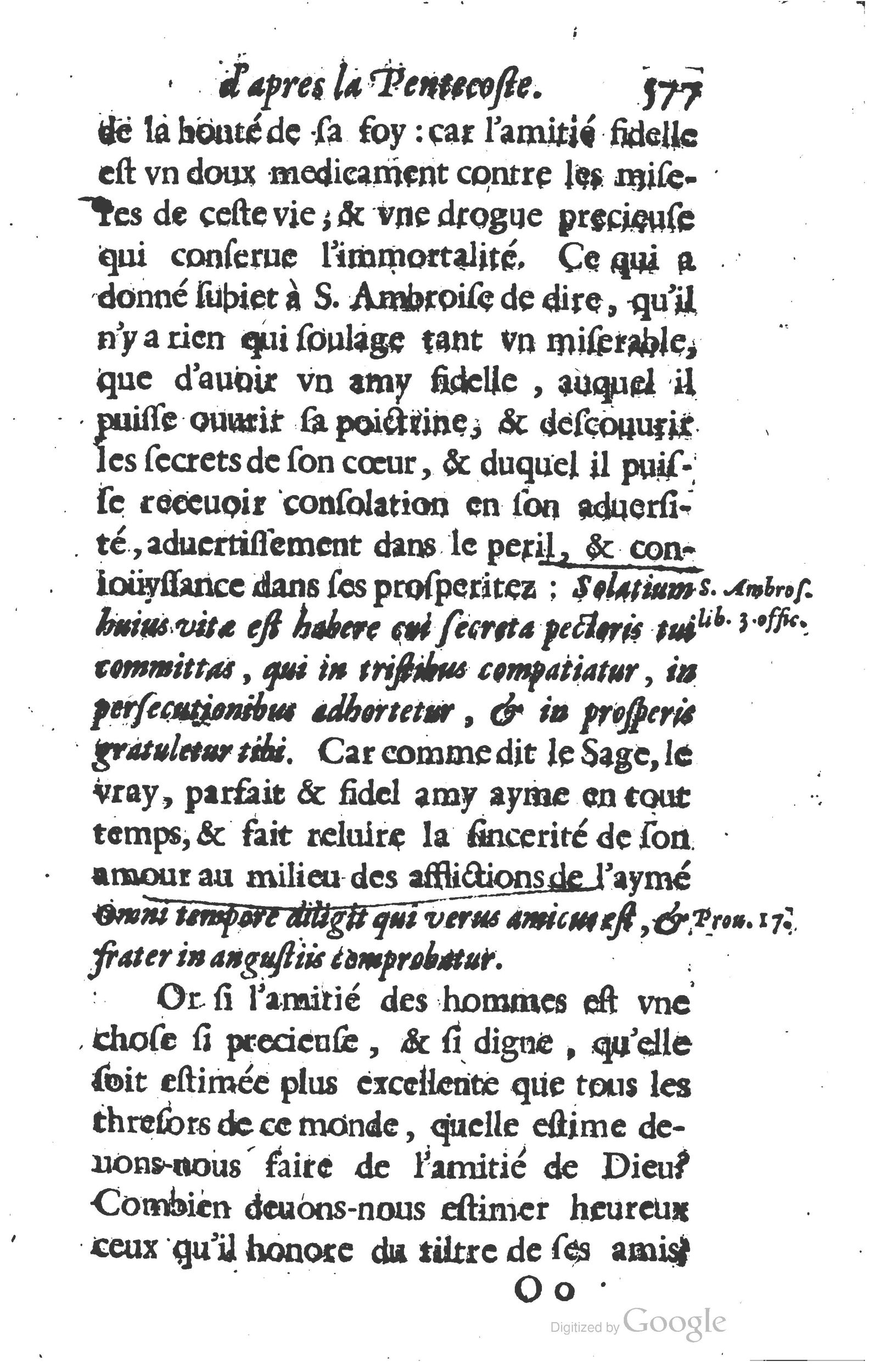 1629 - Manassés de Préaulx - Sermons ou Trésors de la piété chrétienne - BM Lyon