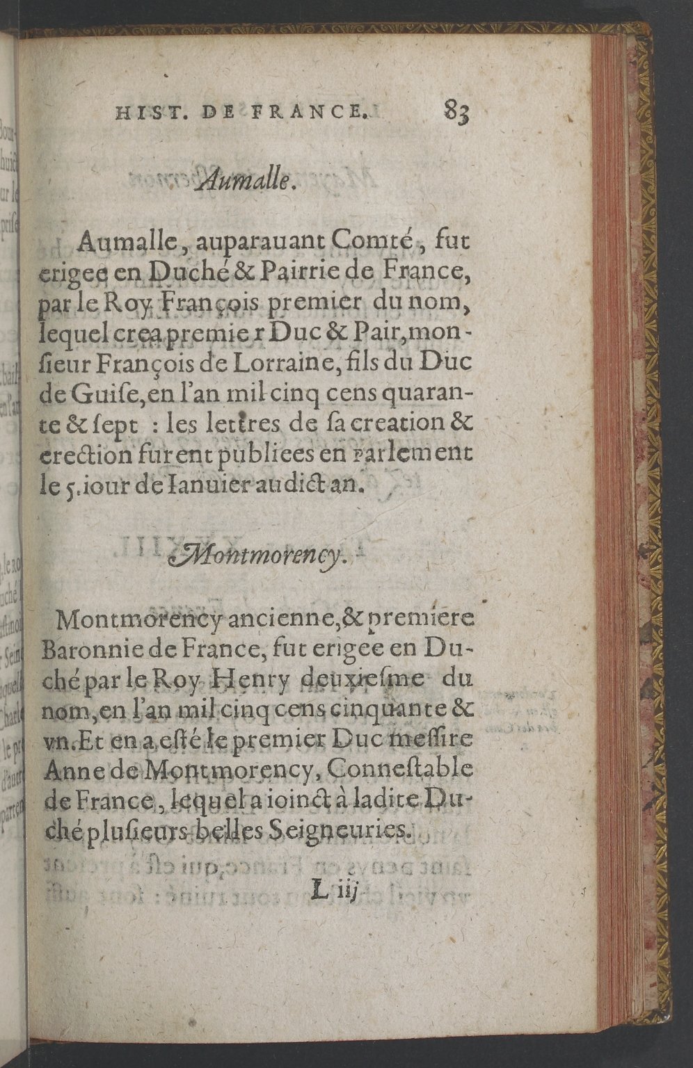 1603 - Galiot Corrozet - Trésor des histoires de France - BnF Tolbiac