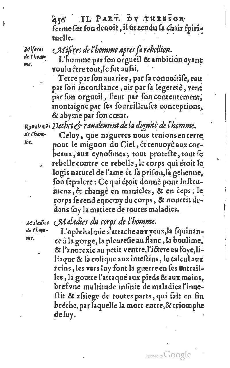 1610 - Louis Coste - Trésor de l’éloquence française (Seconde partie) - BM Lyon