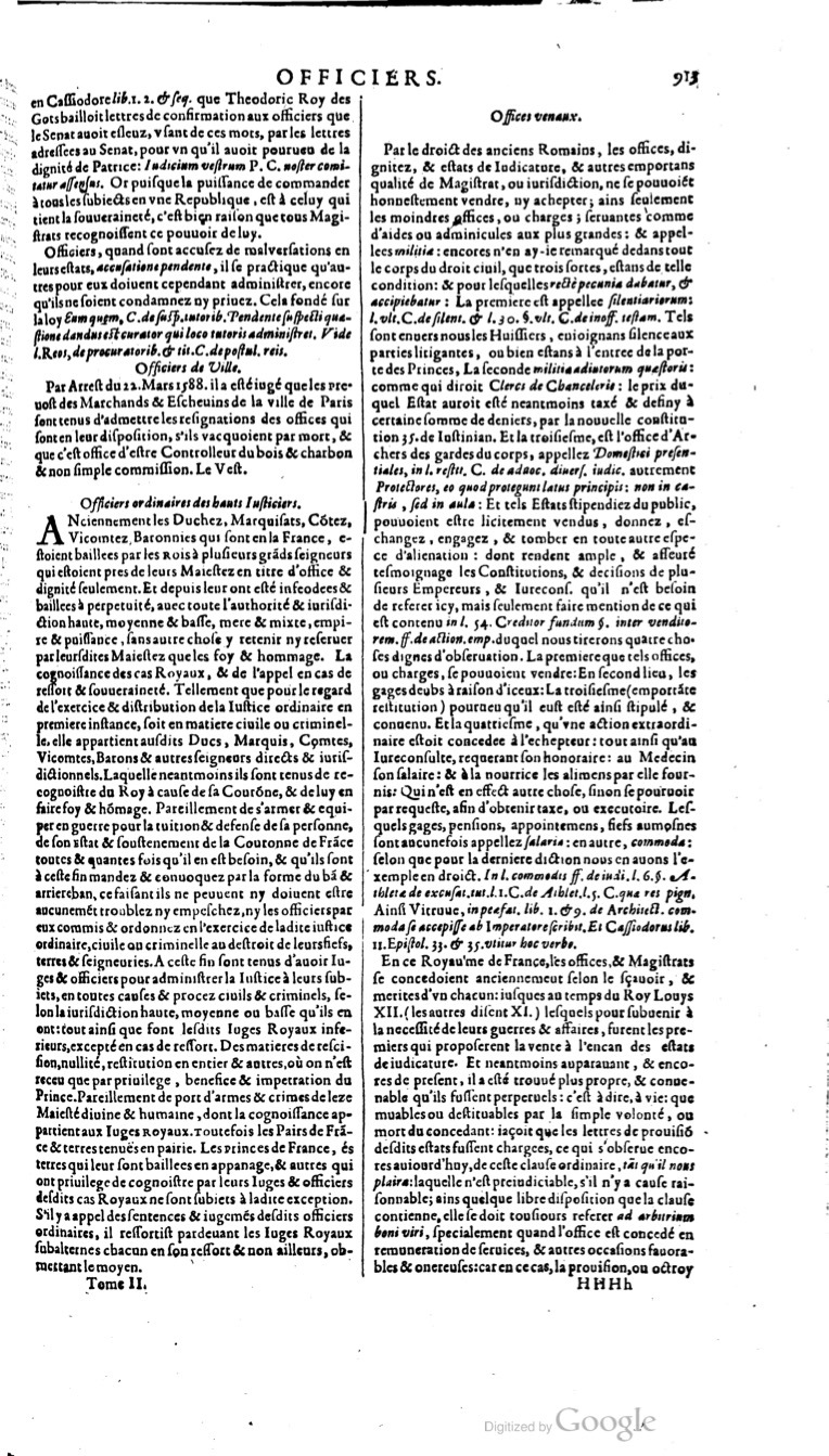 1629 - Veuve Nicolas Buon - Trésor du droit français (29620 T. 2) - BM Lyon