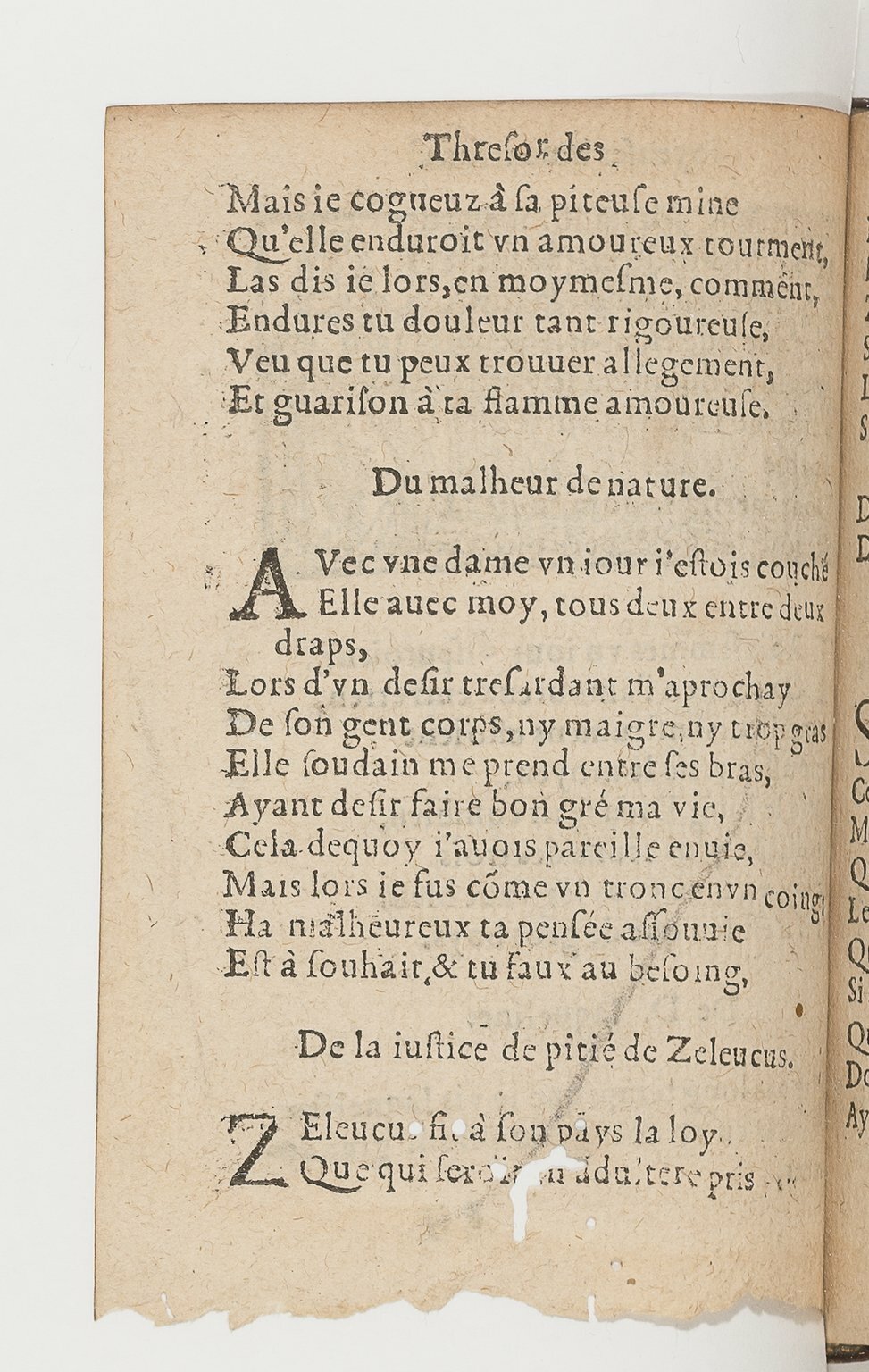 1568c. - Veuve Jean Bonfons - Trésor des joyeuses inventions du parangon de poésies - BnF Arsenal