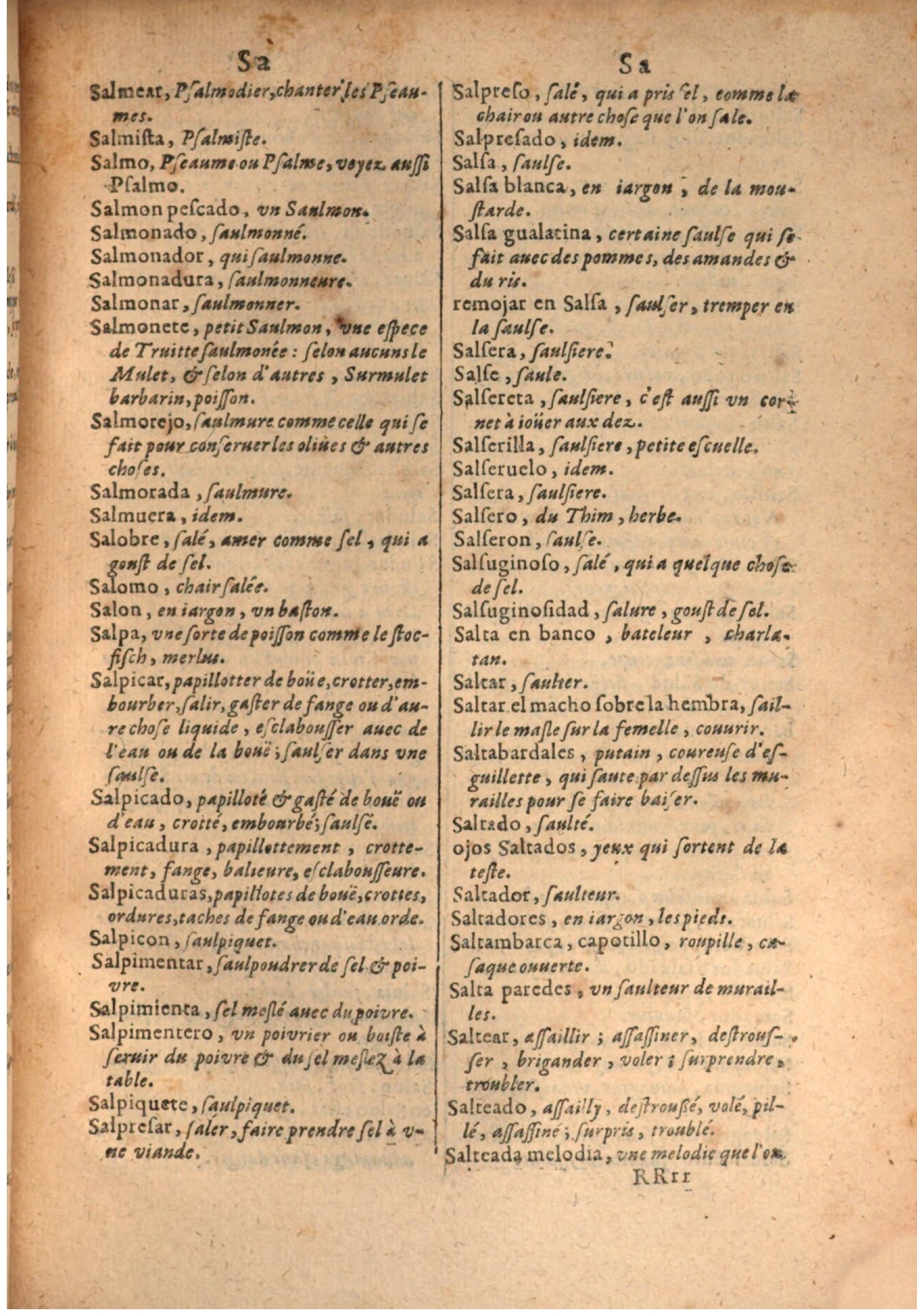 1645 - A. de Sommaville et A. Courbé - Trésor des deux langues espagnole et française - BSB Munich 1645 - A. de Sommaville et A. Courbé - Trésor des deux langues espagnole et française - BSB Munich