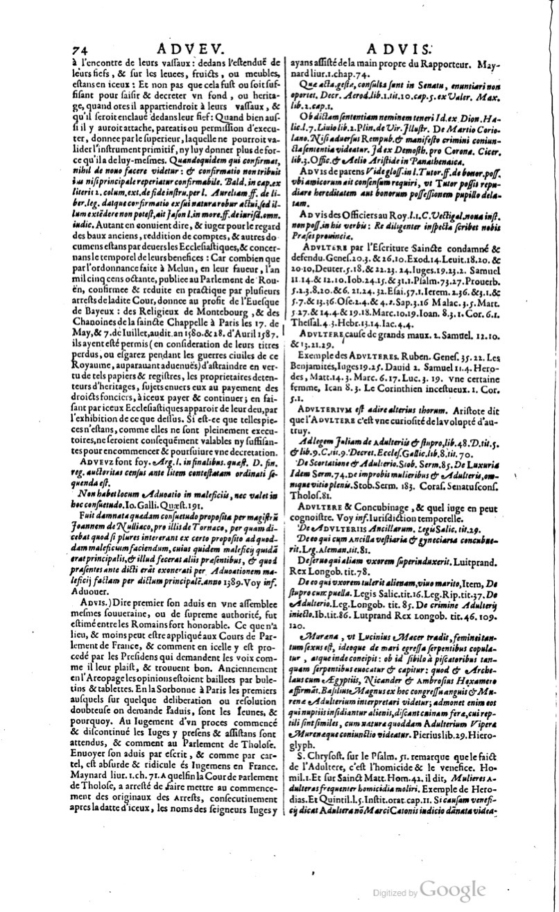 1629 - Veuve Nicolas Buon - Trésor du droit français (29620 T. 1) - BM Lyon