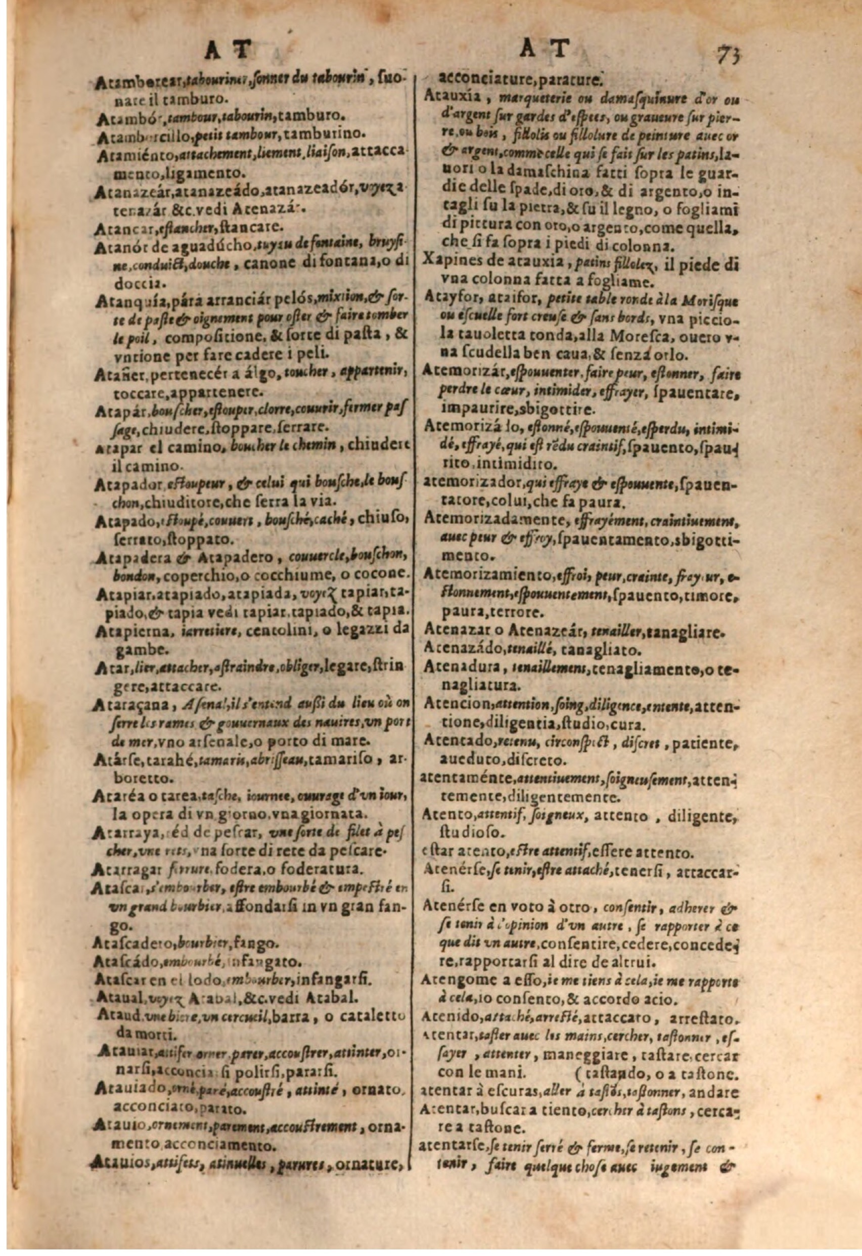 1637 - Jacques Crespin - Trésor des trois langues (Trois parties) - BSB Munich 1637 - Jacques Crespin - Trésor des trois langues (Trois parties) - BSB Munich