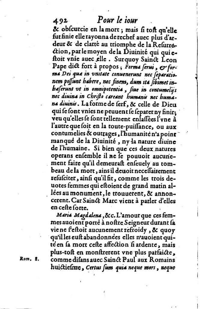 1607 - Nicolas Du Fossé - Trésor quadragésimal - T 02 - BM Lyon