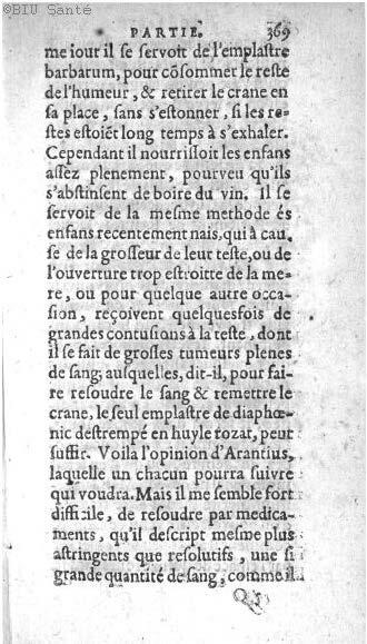 1612 - Thomas Portau - Trésor de chirurgie - BIU Santé