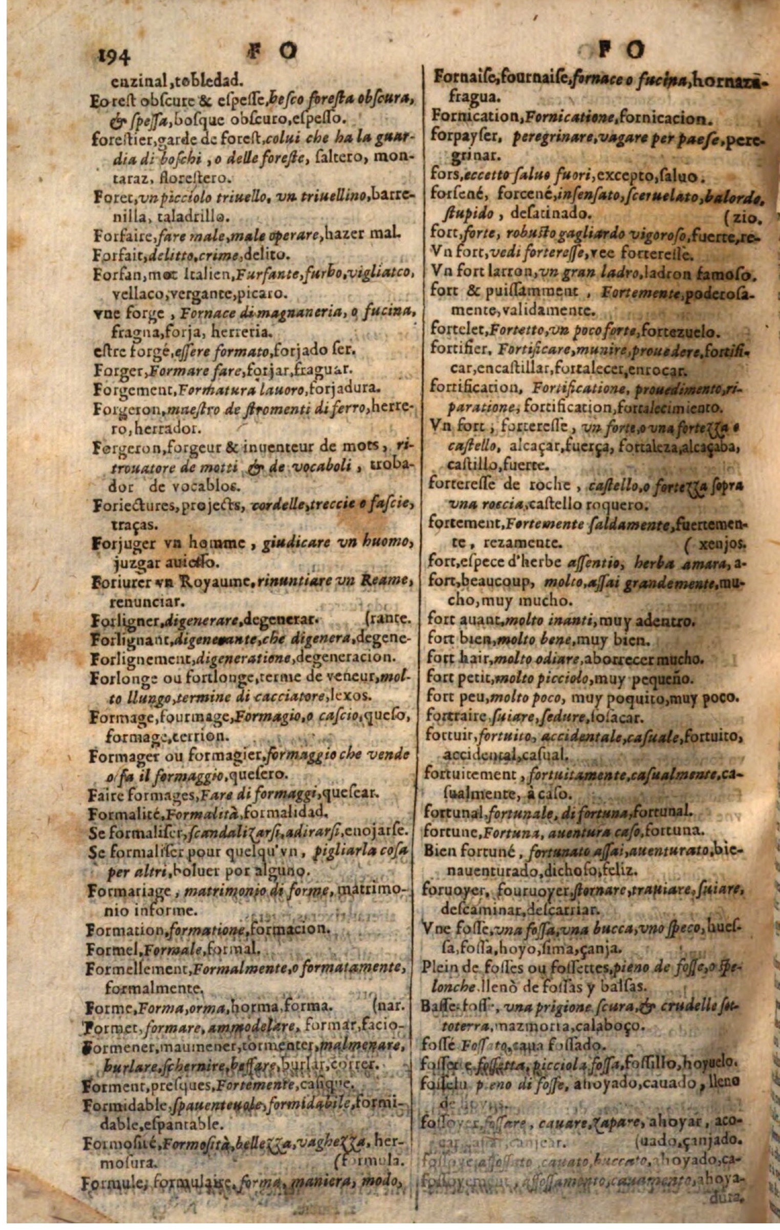 1644 - Jacques Crespin - Trésor des trois langues - Passau