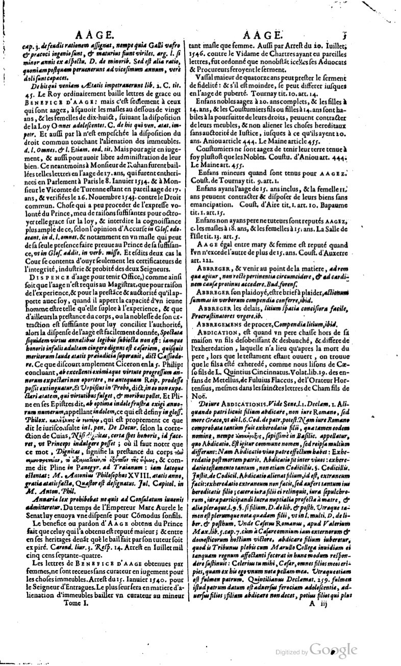 1629 - Veuve Nicolas Buon - Trésor du droit français (21754 T. 1) - BM Lyon 1629 - Veuve Nicolas Buon - Trésor du droit français (21754 T. 1) - BM Lyon