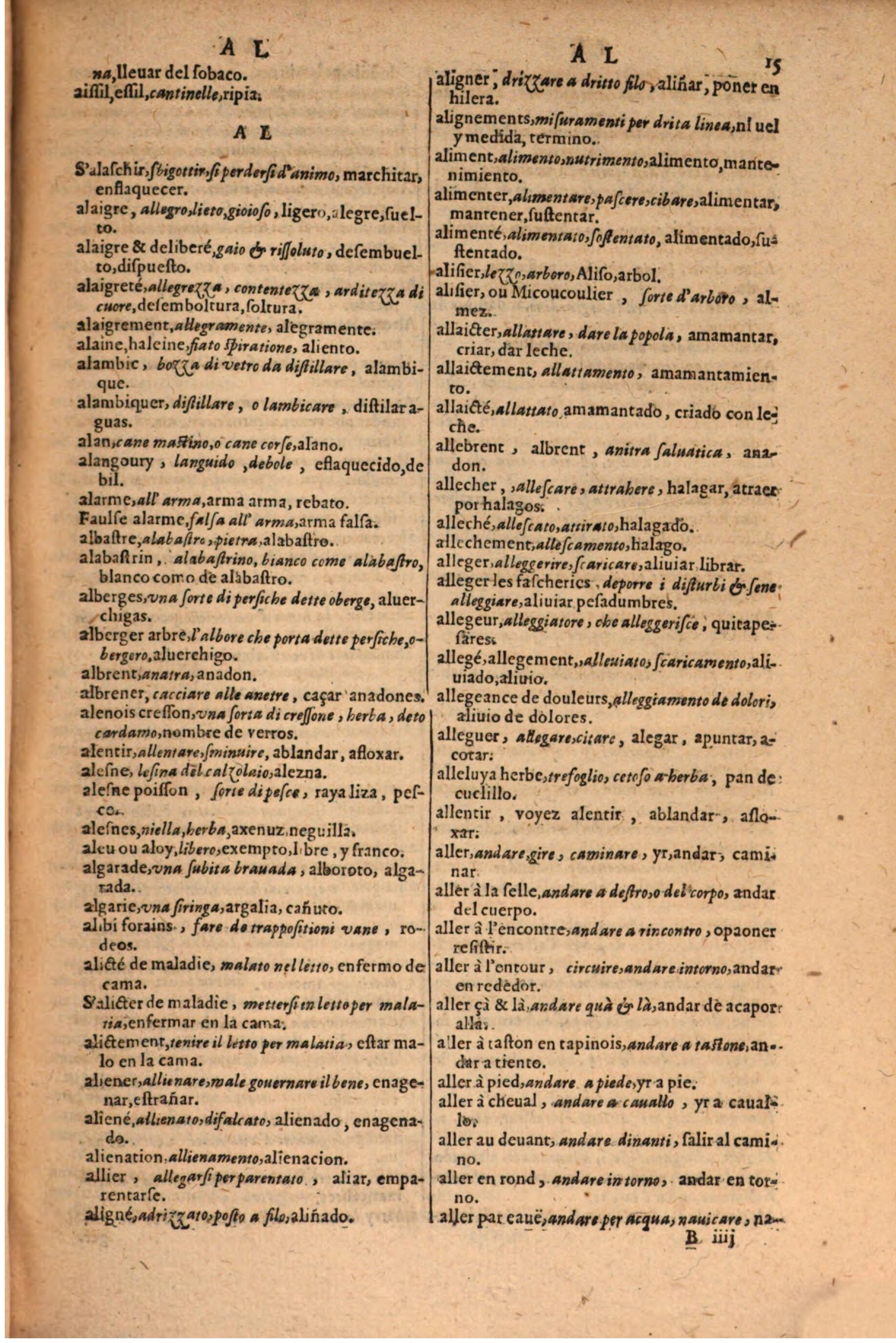 1616 - Pierre de la Rovière - Trésor des trois langues (Seconde partie) - BSB Munich