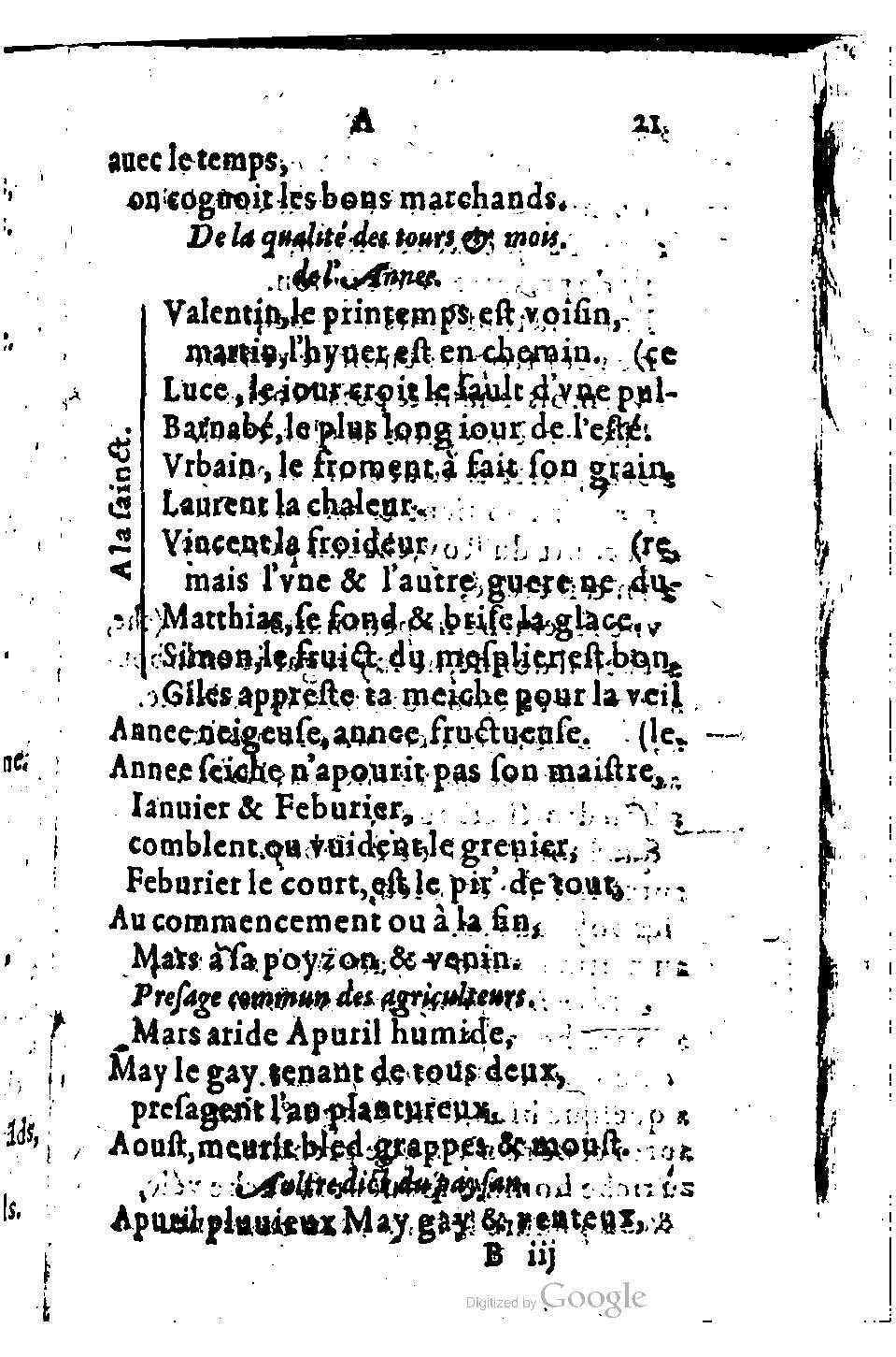 1582 - Nicolas Bonfons - Trésor des sentences dorées - BM Lyon