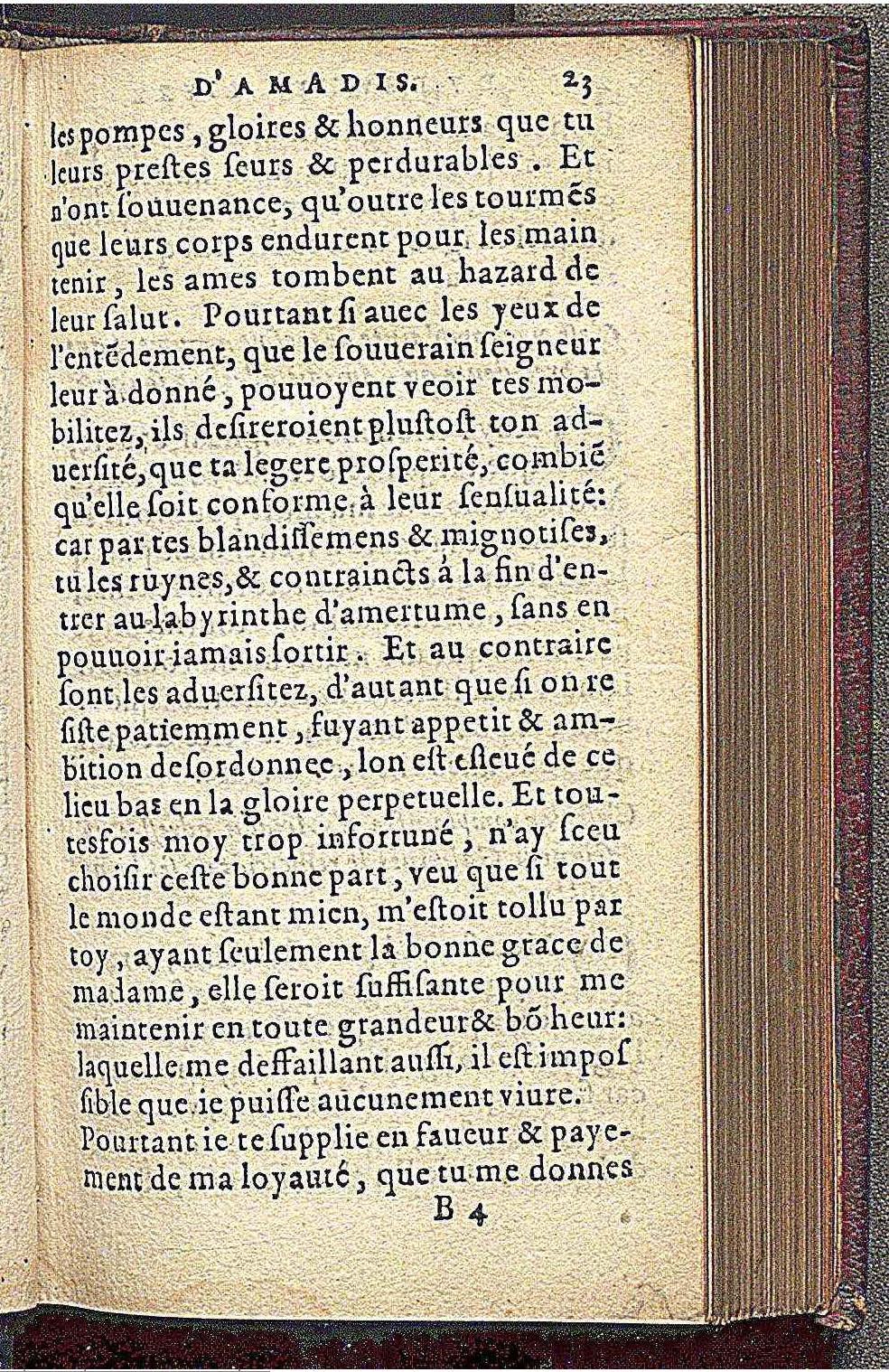 1573 - Olivier de Harsy - Trésor des Amadis - Edimbourg
