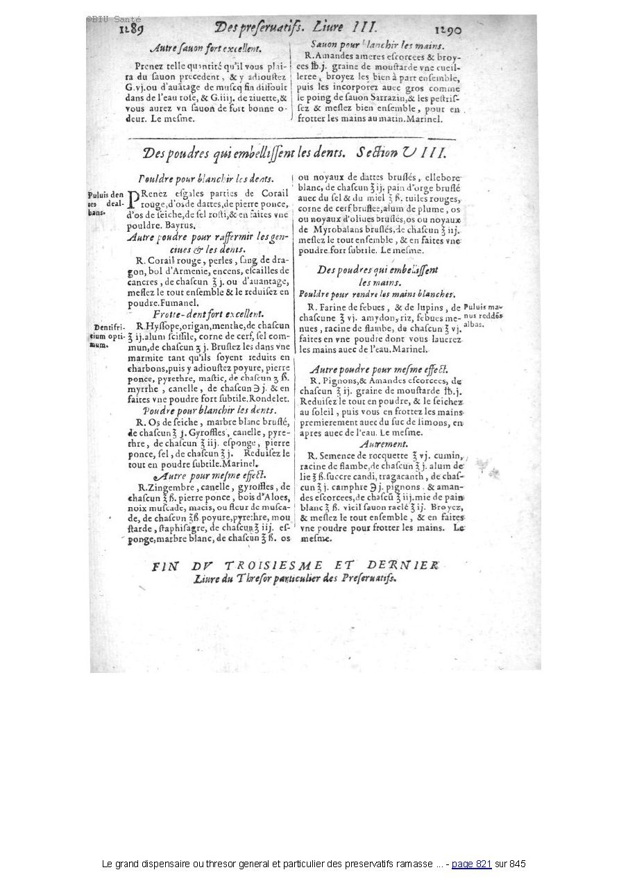1609 - Étienne Gamonet - Grand dispensaire ou Trésor général et particulier des préservatifs - BIU Santé 1609 - Étienne Gamonet - Grand dispensaire ou Trésor général et particulier des préservatifs - BIU Santé