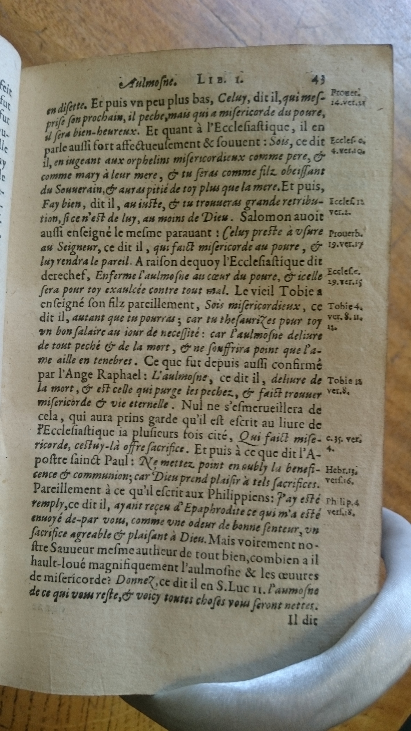 1585 - Jean Bogard - Trésor des faits et dits mémorables des hommes saints et illustres - Douai Quincy