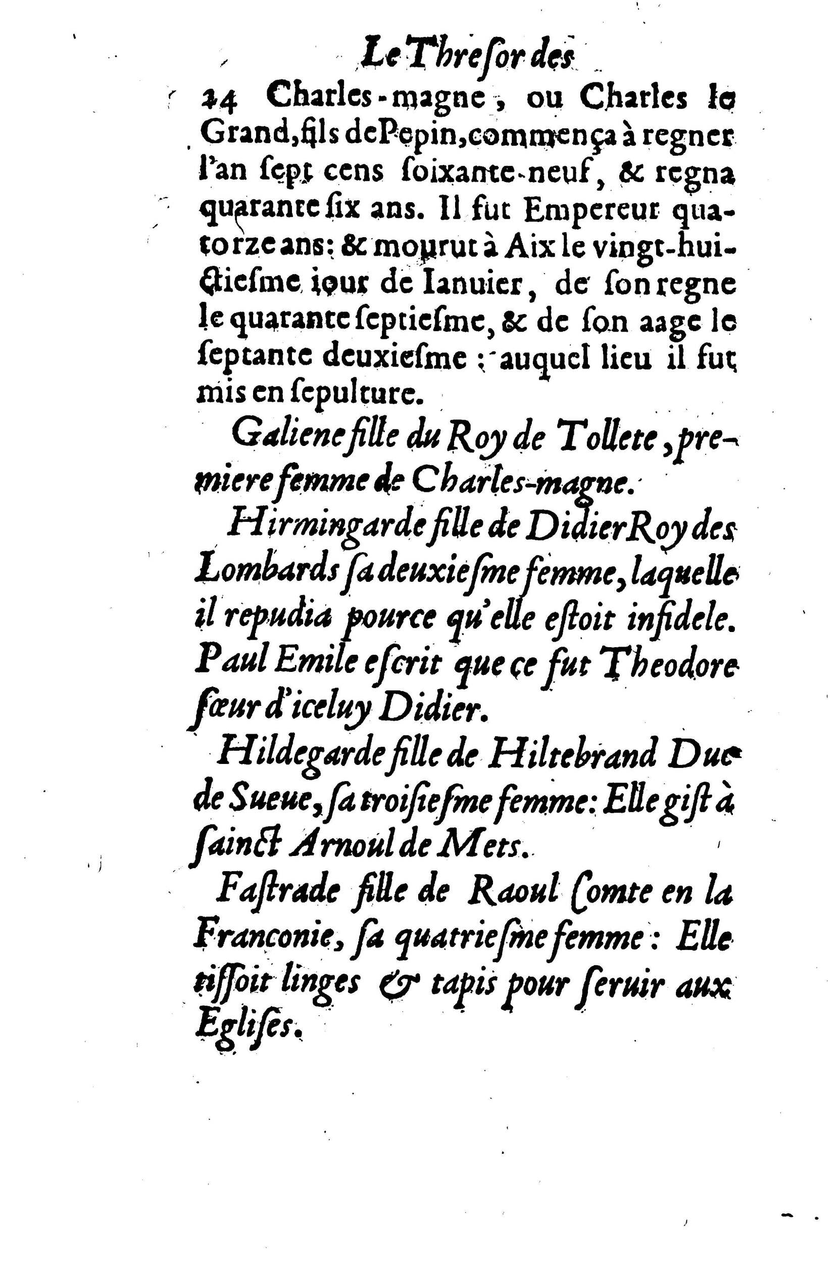 1630 - Jean Corrozet - Trésor des histoires de France - BM Lyon 1630 - Jean Corrozet - Trésor des histoires de France - BM Lyon