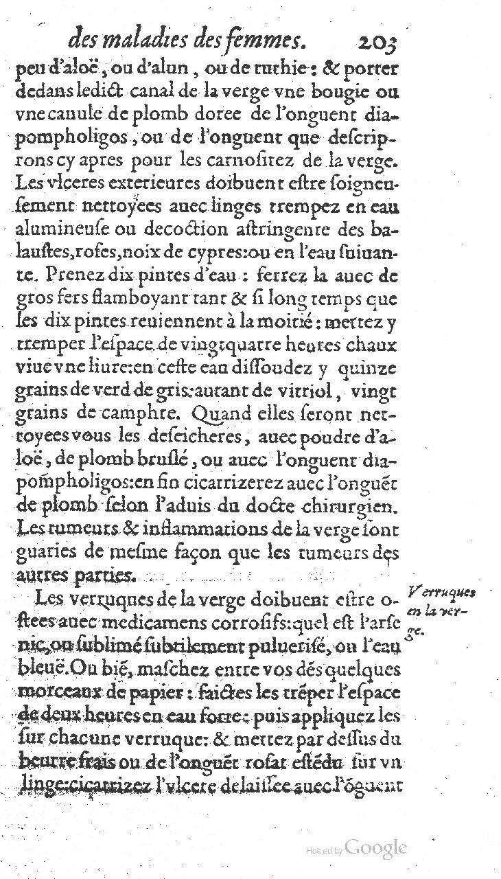 1585 - Jacques du Puis - Trésor des remèdes secrets pour les maladies des femmes - BnF