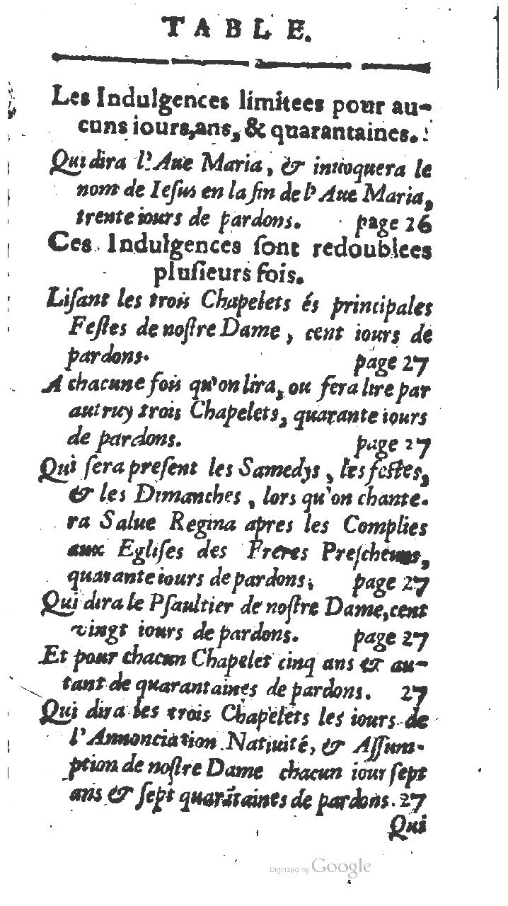 1615 - Jean Bogart - Trésor des indulgences du saint Rosaire - UGent