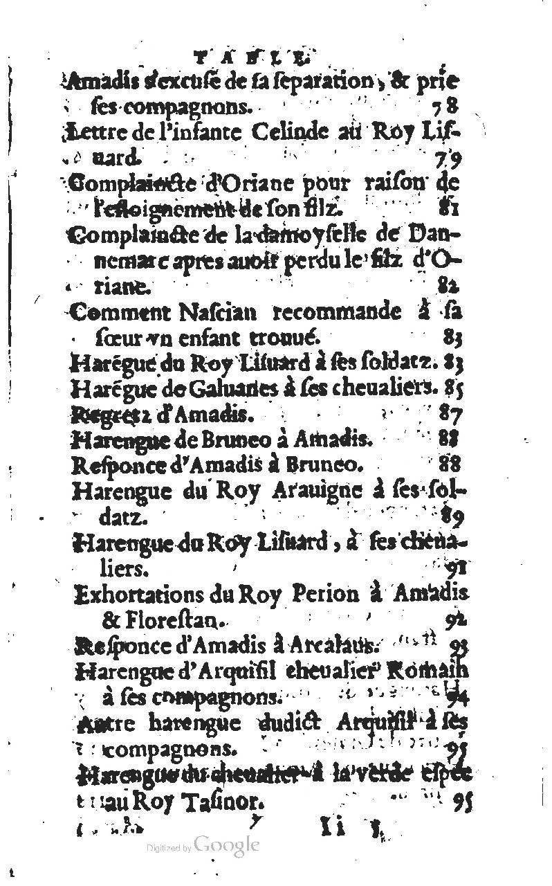1567 - Jean Pygot - Trésor des Amadis - BM Lyon 1567 - Jean Pygot - Trésor des Amadis - BM Lyon