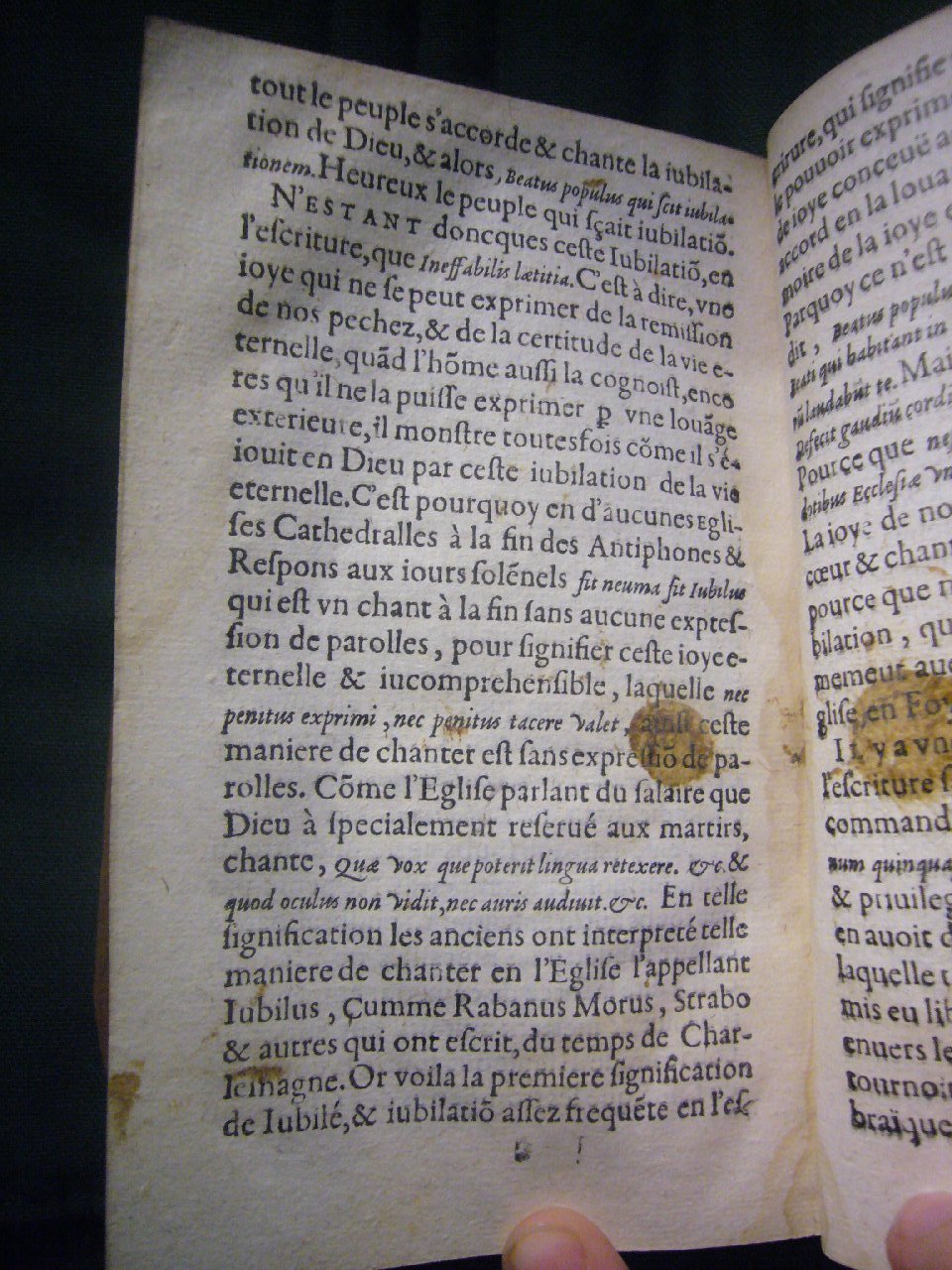 1590 - Jean Moreau - Discours du jubilé tiré du Trésor spirituel de l’Église - BnF