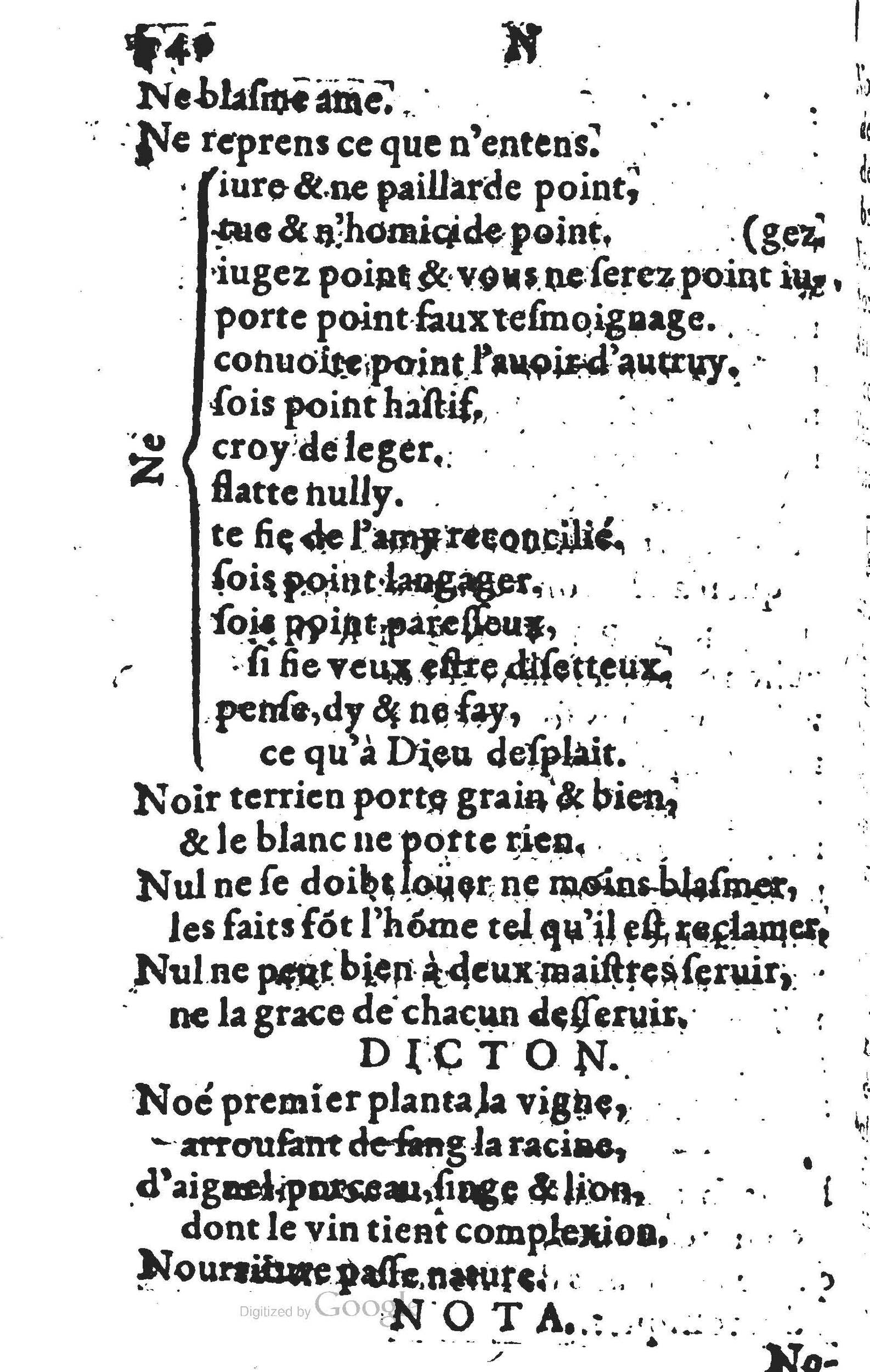 1578 - Nicolas Lescuyer - Trésor des sentences dorées - UGent
