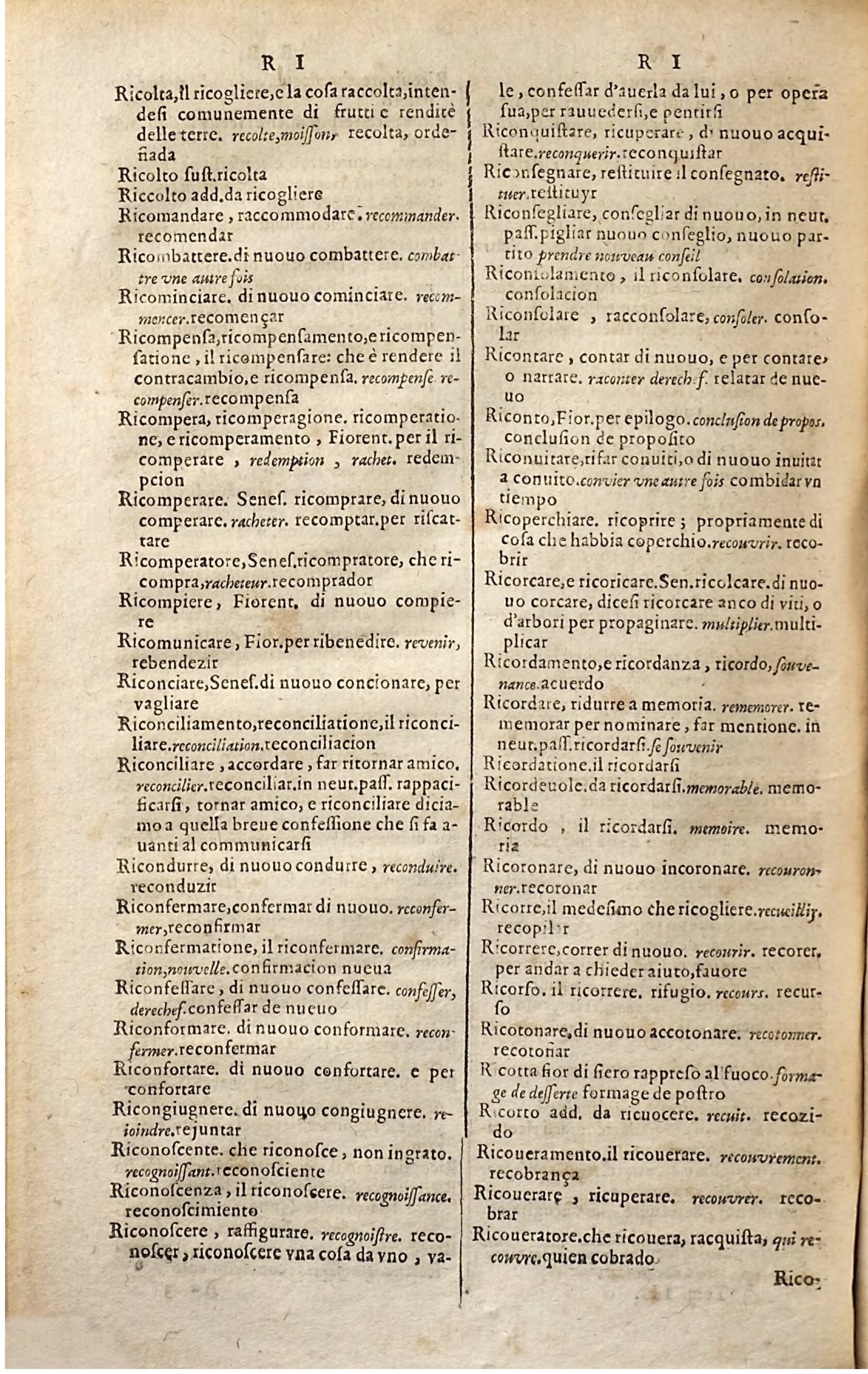 1627 - Jacques Crespin - Trésor des trois langues (Troisième partie) - Regensburg