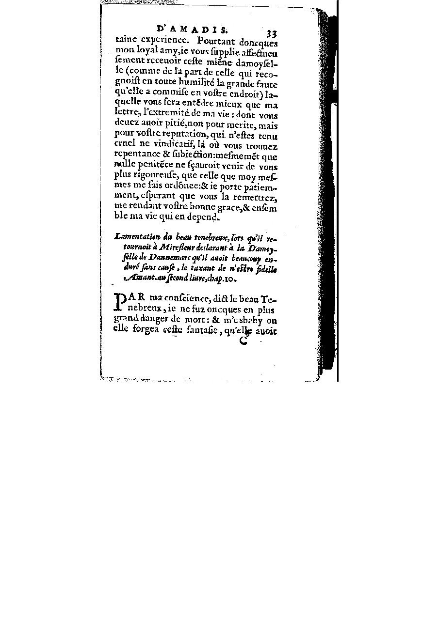 1572 - Veuve Gabriel Cotier - Trésor des Amadis - BM Lyon