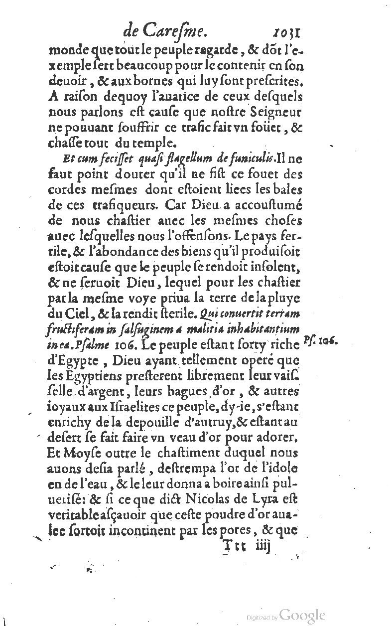 1607 - Nicolas Du Fossé - Trésor quadragésimal - T 01 - BM Lyon