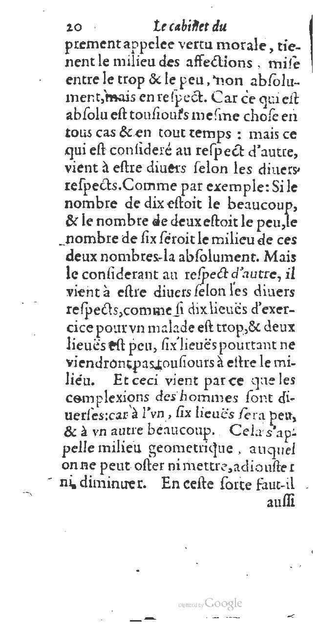 1615 - François Le Fèvre - Cabinet du vrai trésor - BCU Lausanne