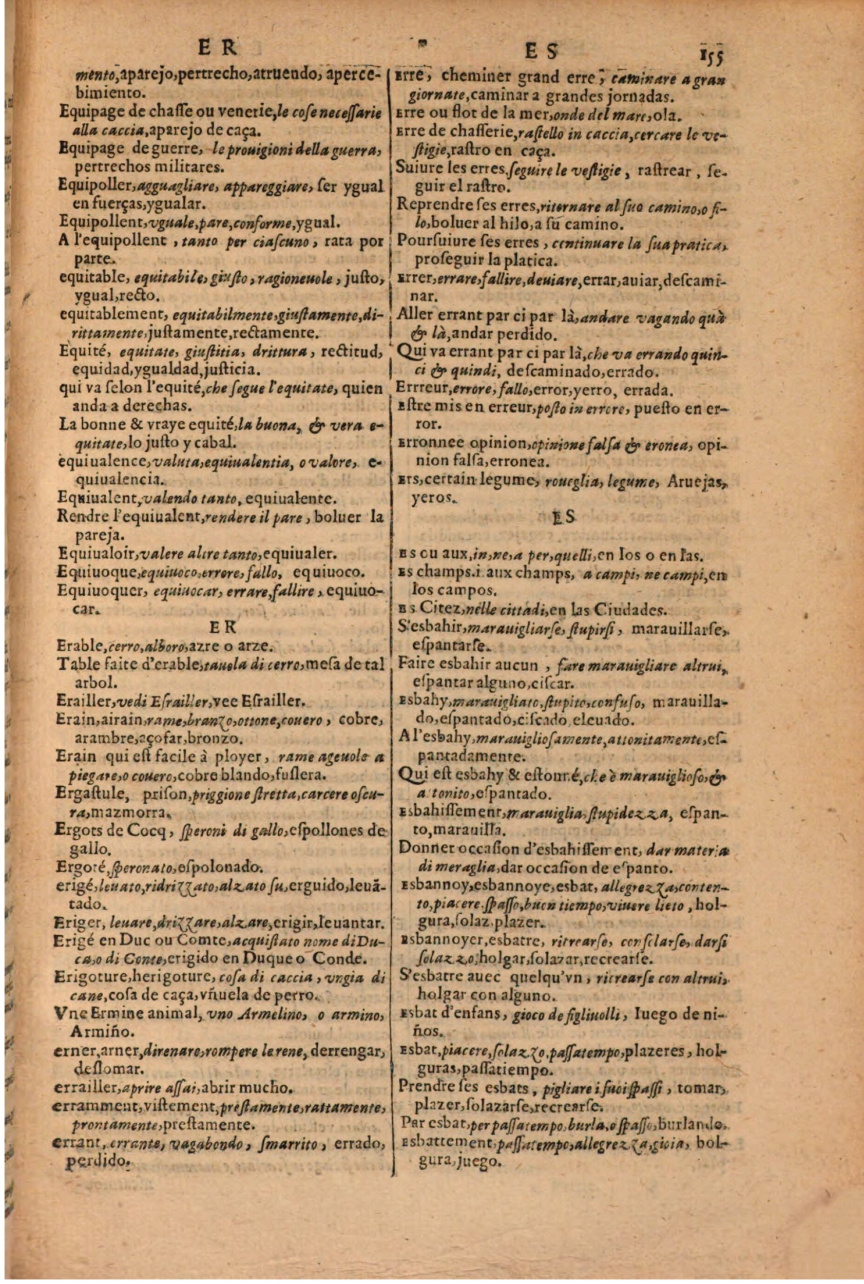 1616 - Pierre de la Rovière - Trésor des trois langues (Seconde partie) - BSB Munich