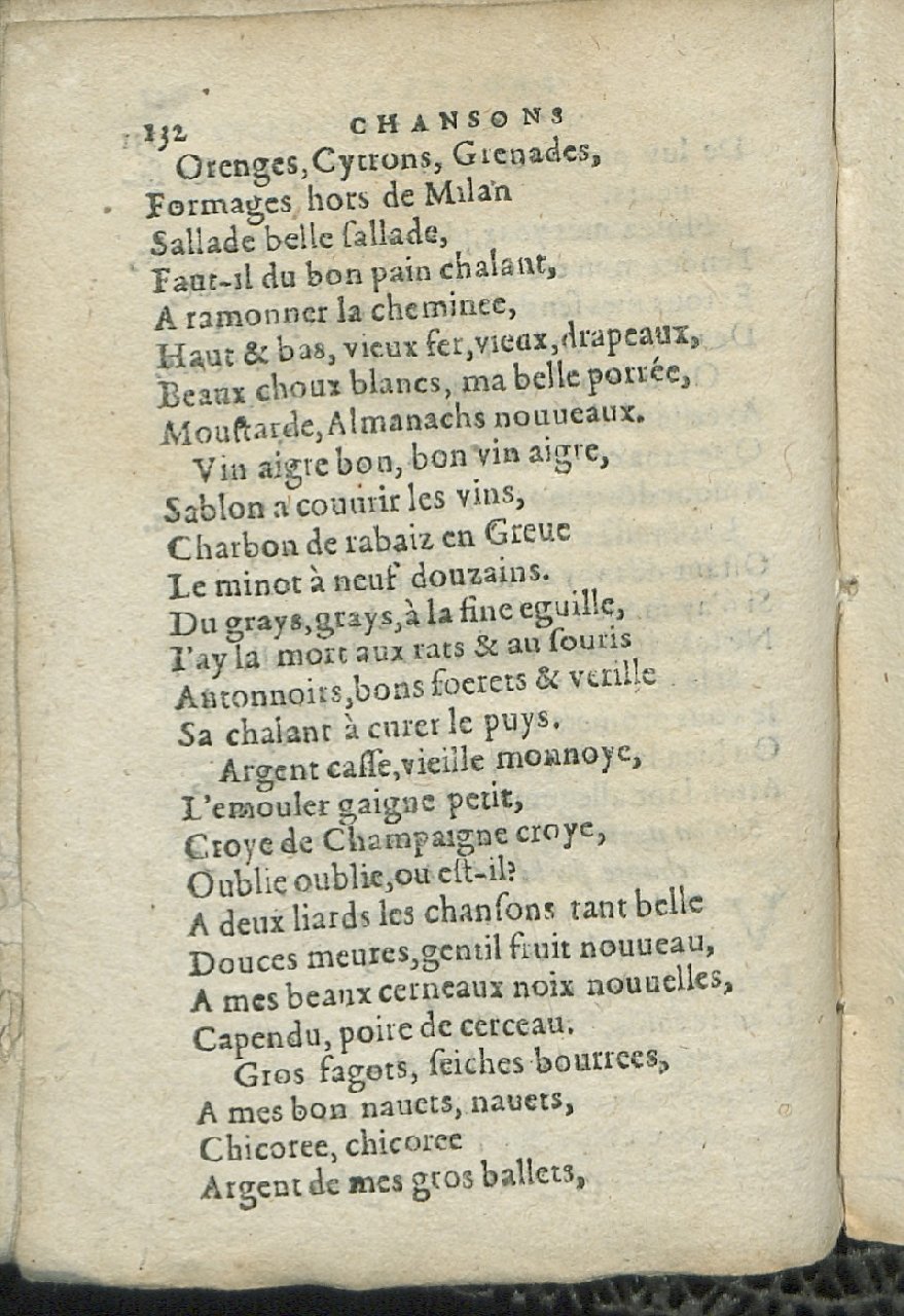 1575 - Pierre Brenouzet - Trésor de tous les recueils de chansons, tant amoureuses, rustiques, que musicales - Det KLG Copenhague