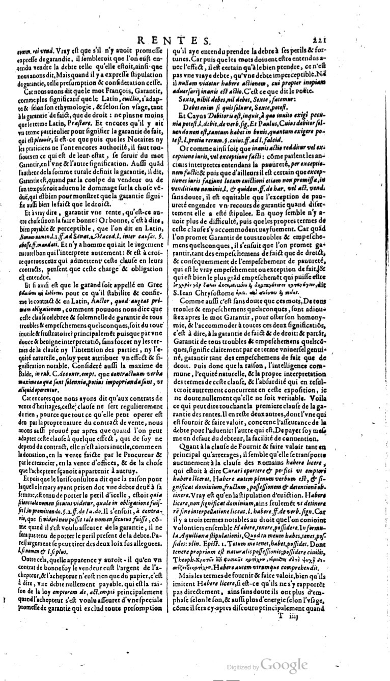 1629 - Veuve Nicolas Buon - Trésor du droit français (21754 T. 3) - BM Lyon