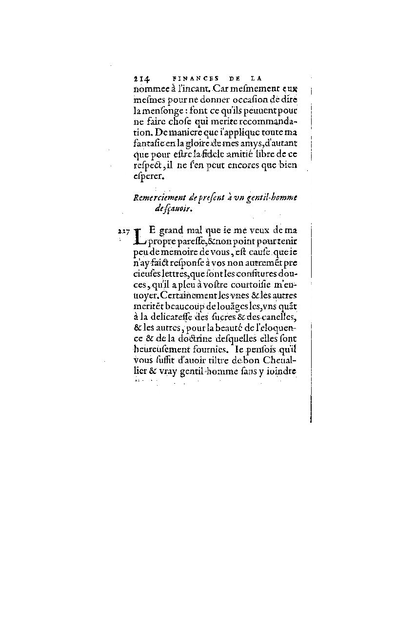 1572 - Nicolas Du Chemin - Finances et Trésor de la plume française - BM Lyon