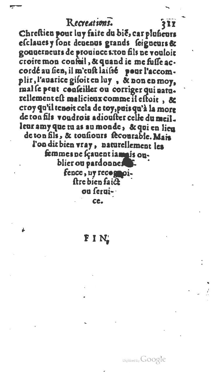 1611 - Jean Osmont - Trésor des récréations - BSB Munich
