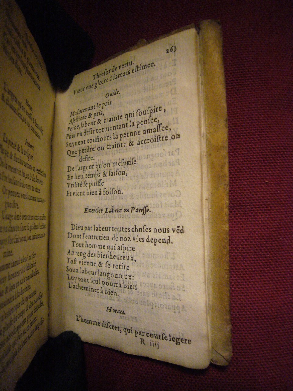 1581 - Nicolas Bonfons - Trésor de vertu - BnF 1581 - Nicolas Bonfons - Trésor de vertu - BnF