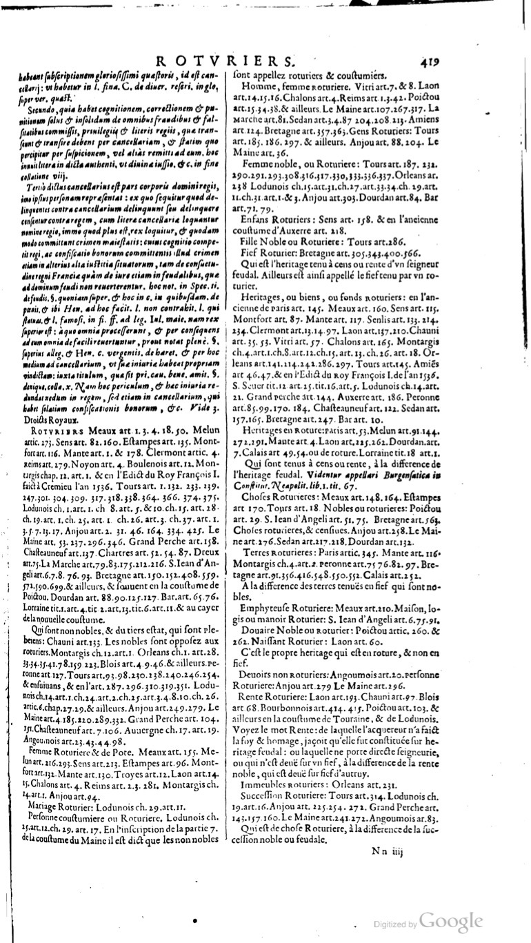 1629 - Veuve Nicolas Buon - Trésor du droit français (21754 T. 3) - BM Lyon