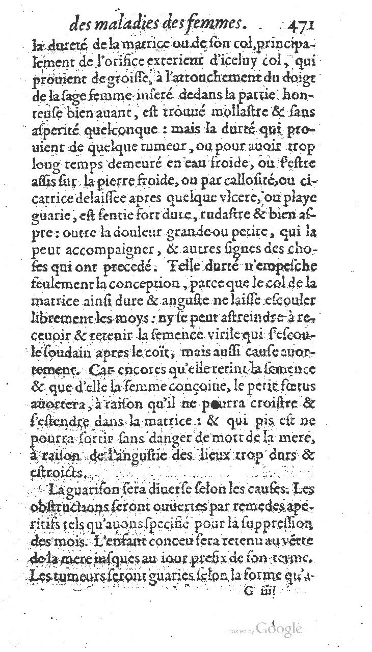 1585 - Jacques du Puis - Trésor des remèdes secrets pour les maladies des femmes - BnF
