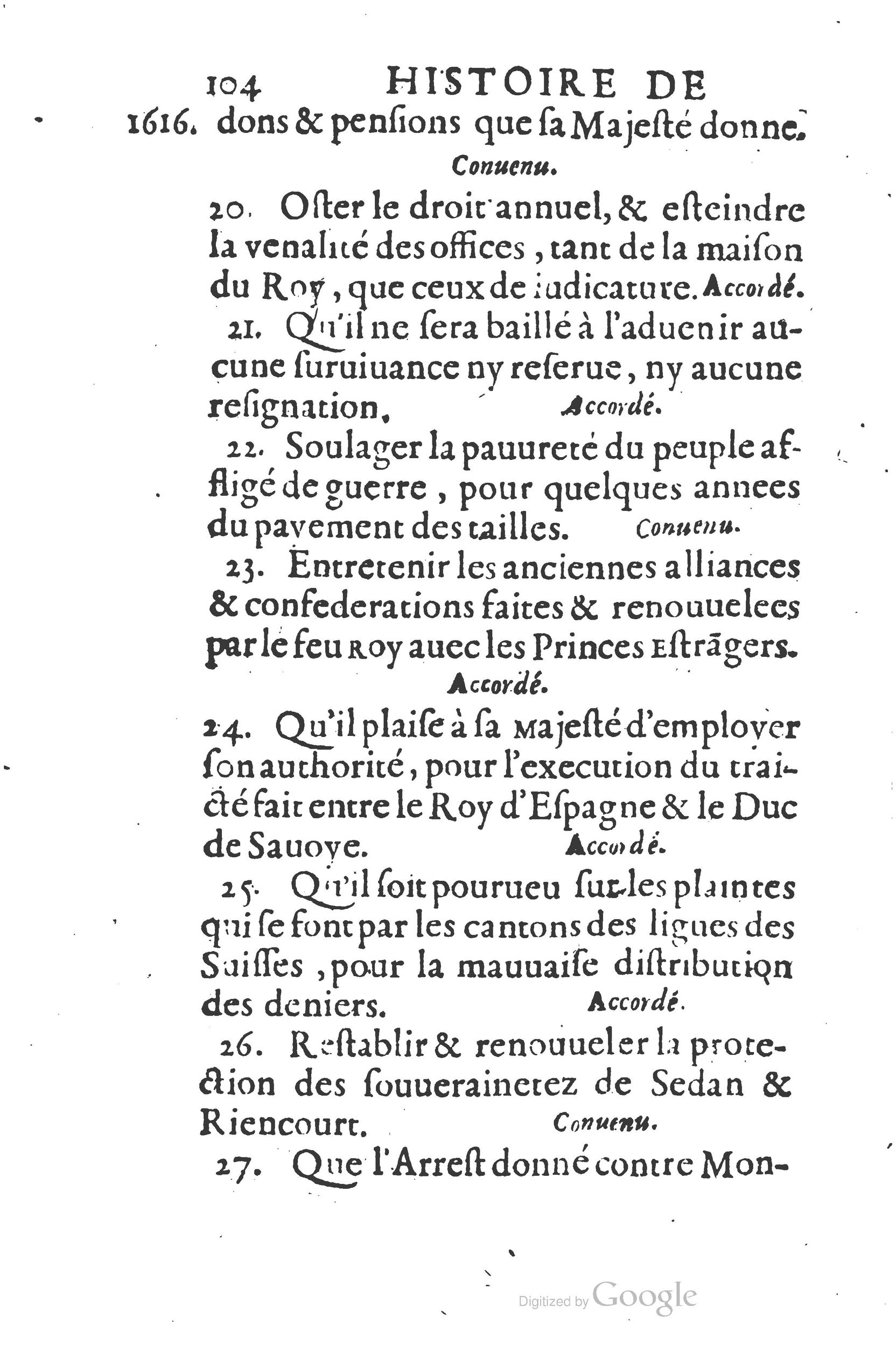 1626 - Joseph Bouillerot - Trésor de l’histoire générale de notre temps - BSB Munich