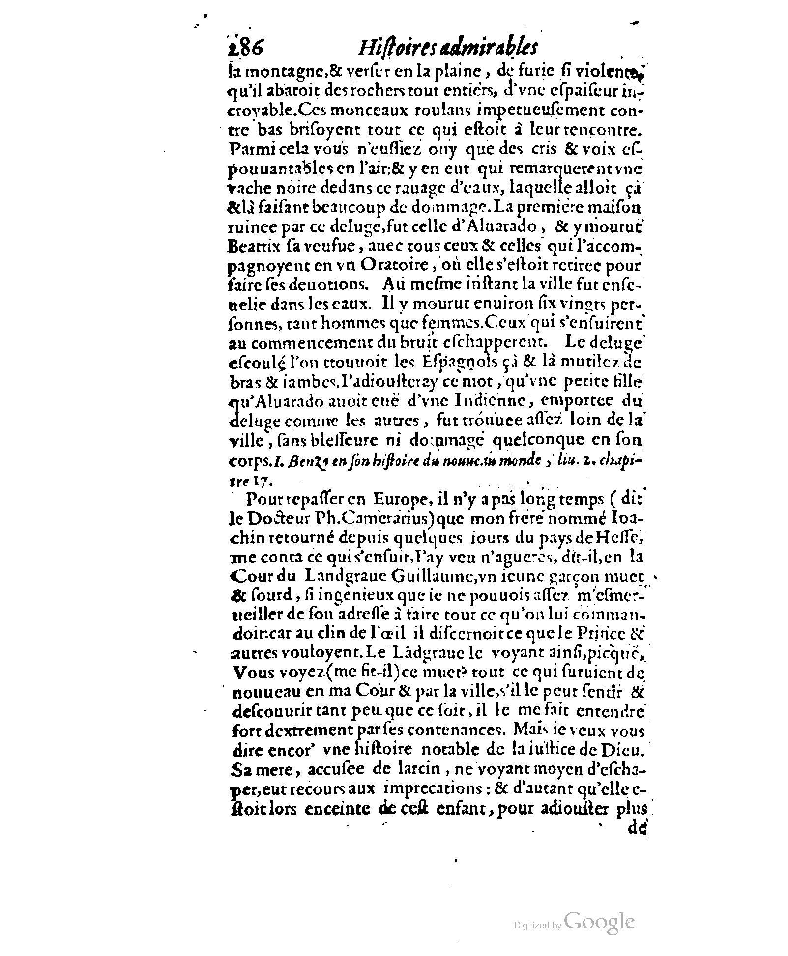 1620 - Samuel Crespin - Trésor d’histoires admirables et mémorables - BCU Lausanne